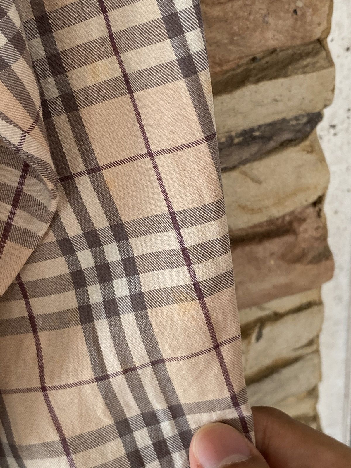 Burberry Vintage Burberry London Nova Check Checkered Button Ups Long Sleeve Shirt Formal Size US L / EU 52-54 / 3 - 12 Thumbnail