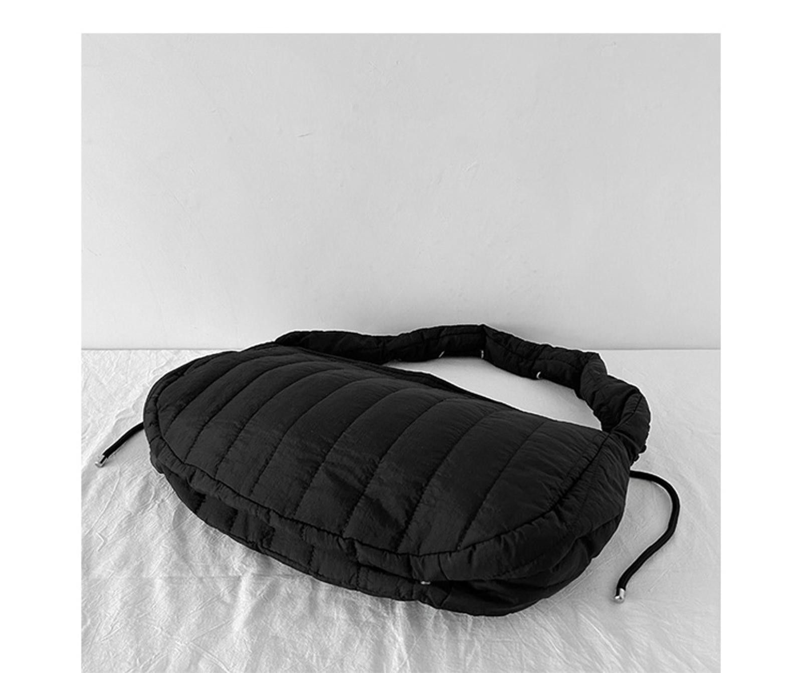 Other Stylish Black Quilted Sling Bag Size ONE SIZE - 7 Thumbnail