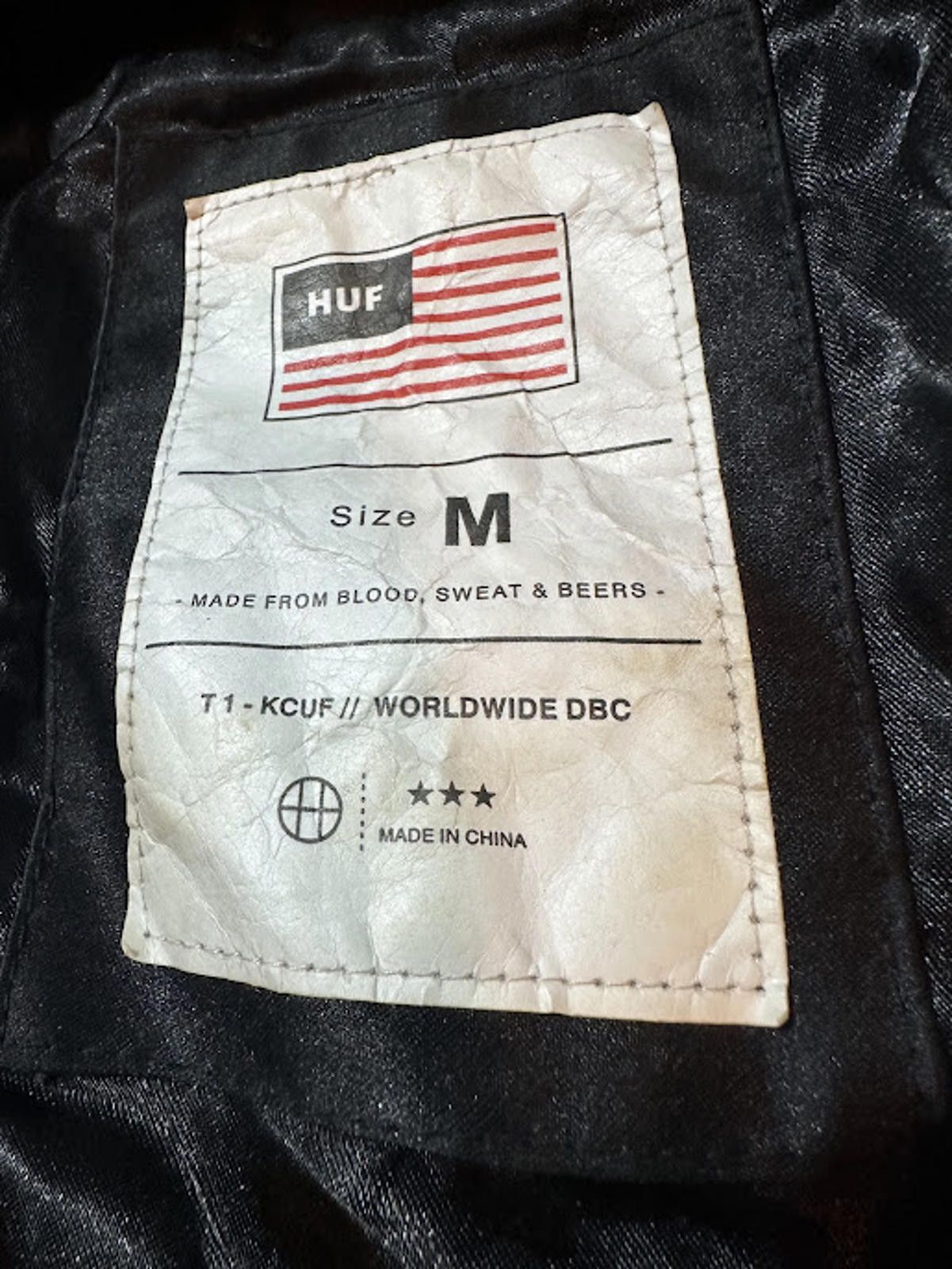 Huf HUF Satin Varsity Coach Jacket Chenille Lettering Medium Size US M / EU 48-50 / 2 - 6 Thumbnail