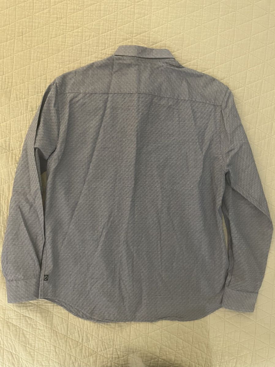 Armani Collezioni Subtle Woven Check Sport Shirt Size US XL / EU 56 / 4 - 6 Thumbnail