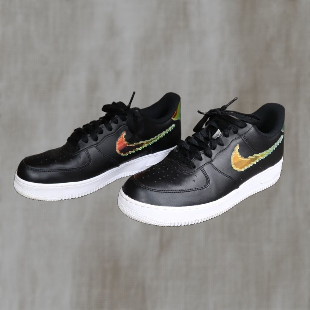 Nike Nike Air Force 1 ’07 Low Black Iridescent Pixel CV1699-002 Men’s Size 10.5 Shoes Size US 11 / EU 44 - 1 Thumbnail