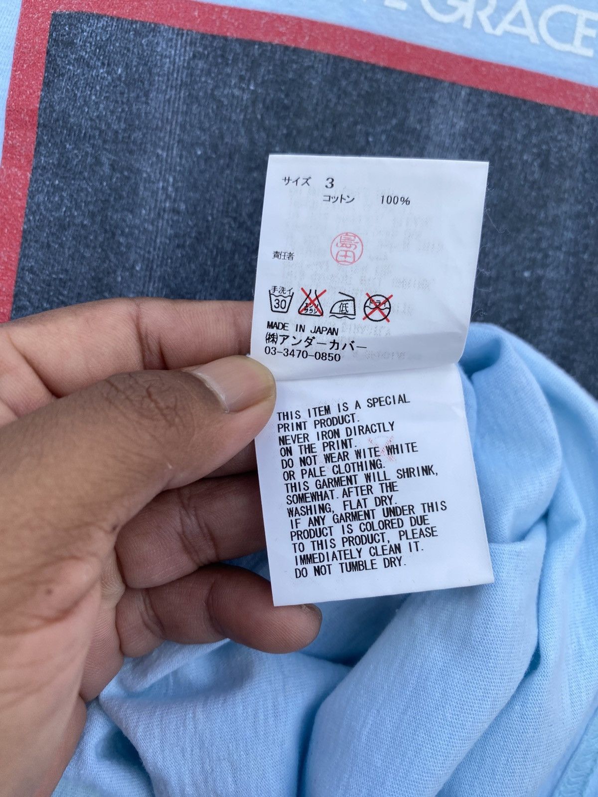 Undercover Rare UNDERCOVER for rebels Save Grace "GIL APPLE" GILA Tee Size US M / EU 48-50 / 2 - 17 Thumbnail