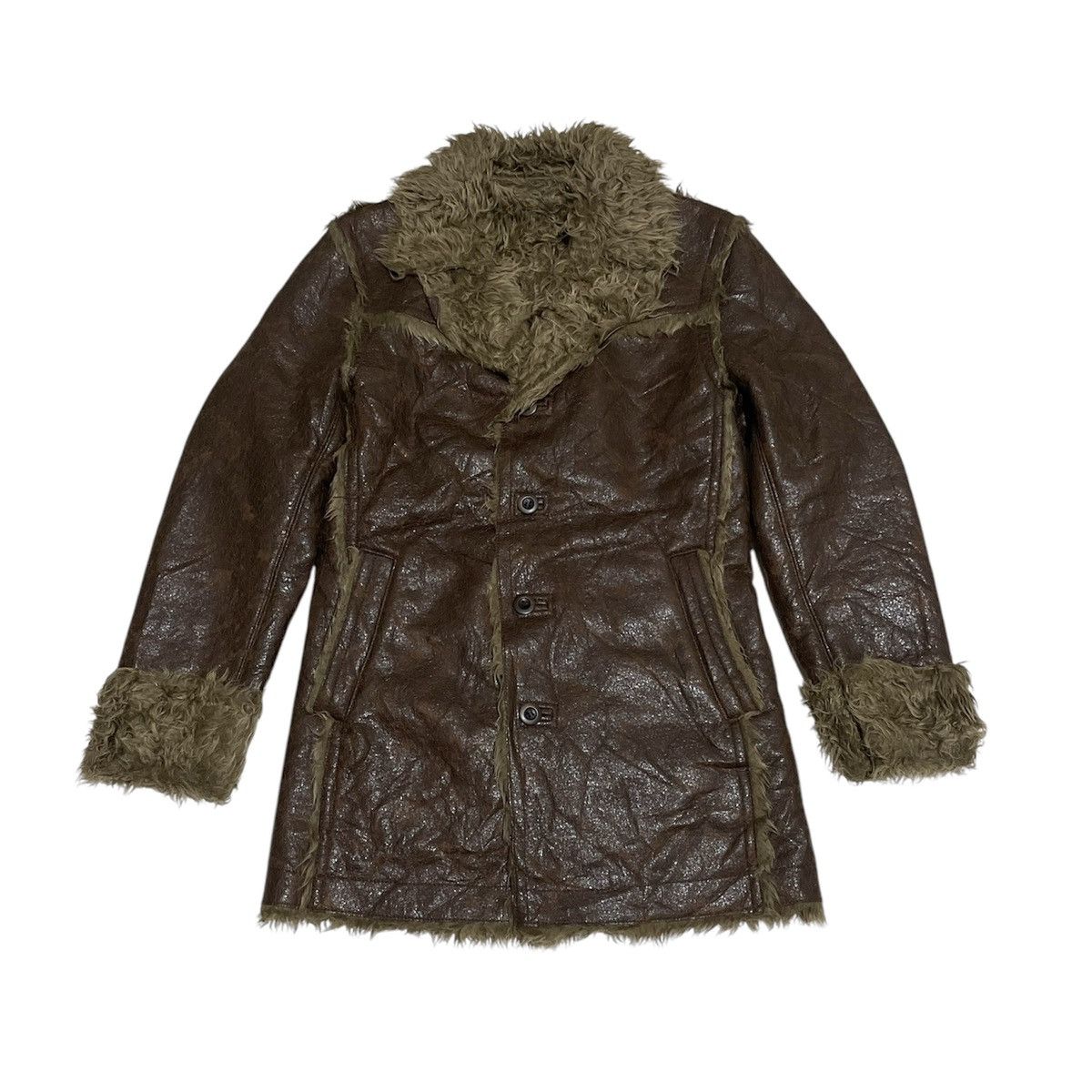 Issey Miyake × Tete Homme Tete Homme Textured Fur Jacket Size US M / EU 48-50 / 2 - 1 Thumbnail