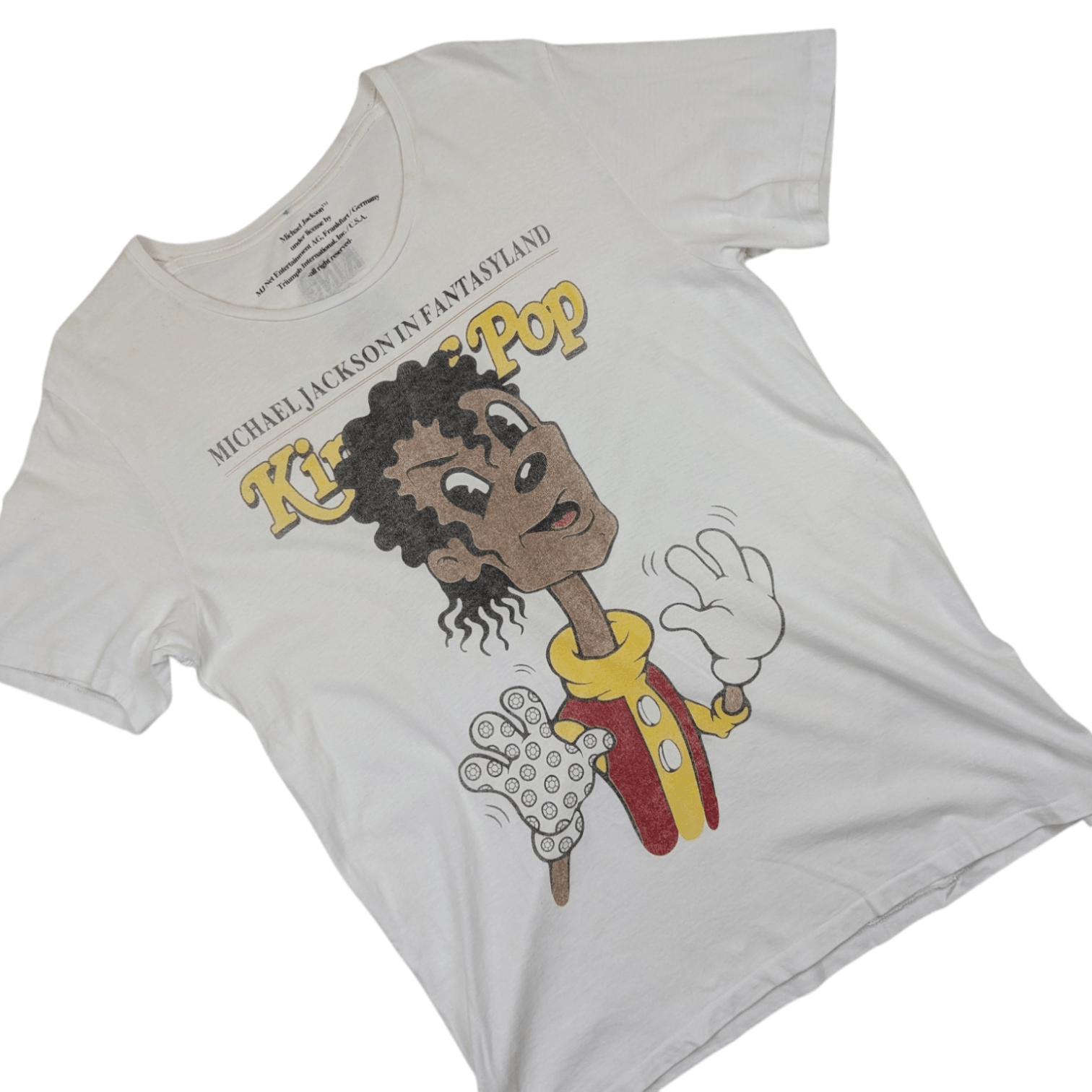 Michael Jackson × Rap Tees × The Rolling Stones Vintage 2000's MICHAEL JACKSON King Of Pop Rolling Stone Tee Size US L / EU 52-54 / 3 - 3 Thumbnail