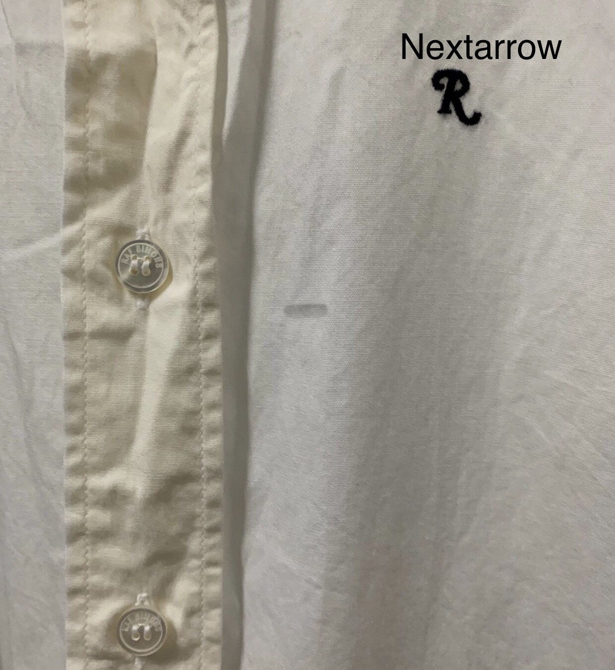 Raf Simons RAF SIMONS SS07 Show Style R Embroidered Flat Shirt Size US M / EU 48-50 / 2 - 2 Thumbnail