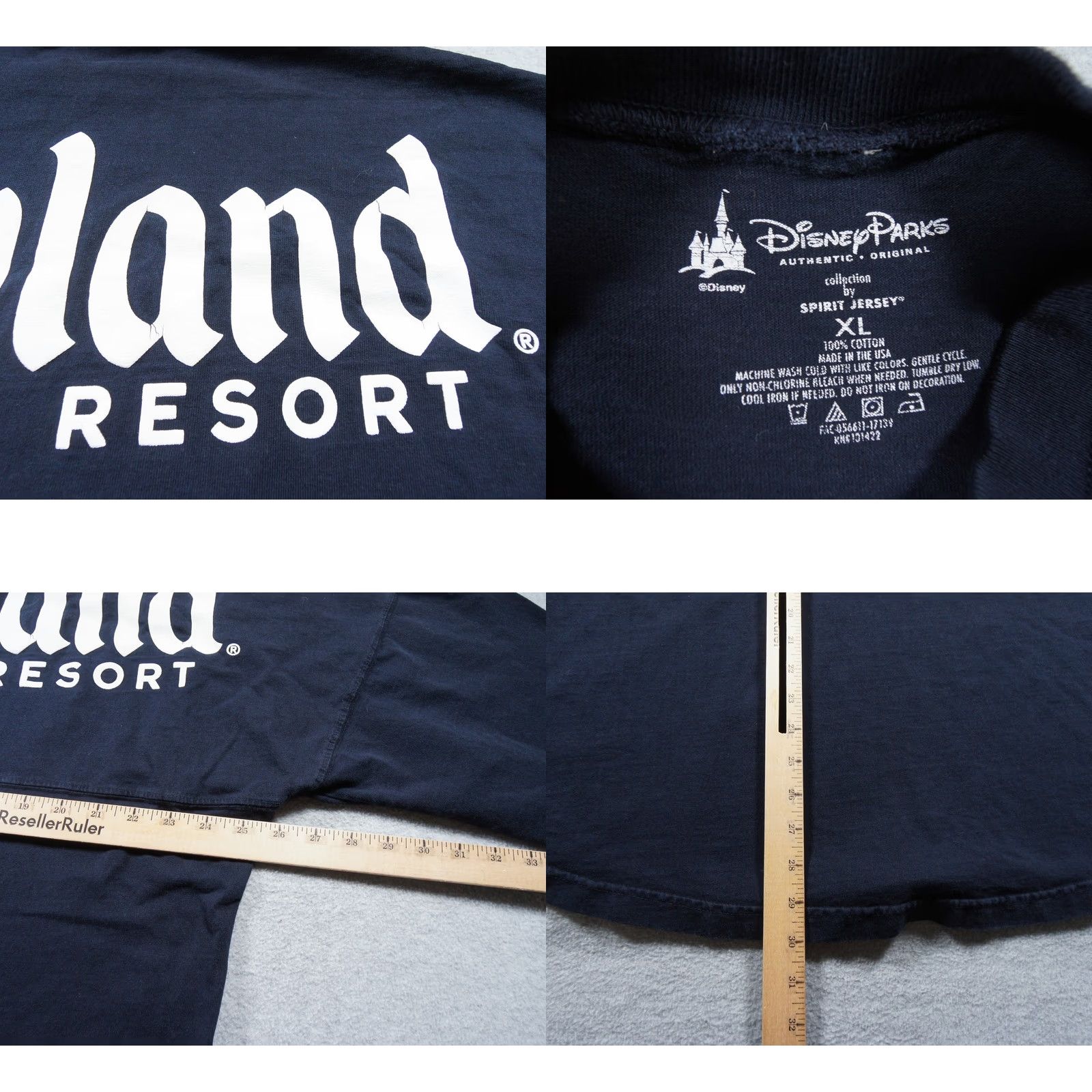 Disney Disneyland Shirt Mens XL Blue Spirit Jersey Long Sleeve Crewneck Size US XL / EU 56 / 4 - 8 Thumbnail