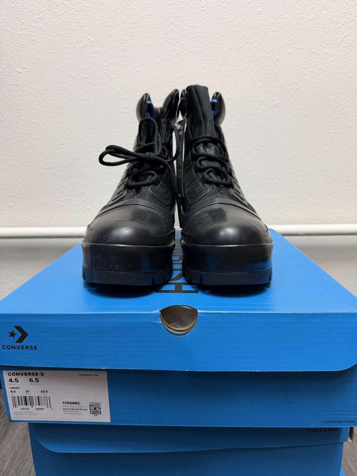 Ambush Design × Converse Converse x Ambush CTAS Duck Boot Black Canvas Womens Size US 6.5 / IT 36.5 - 2 Thumbnail