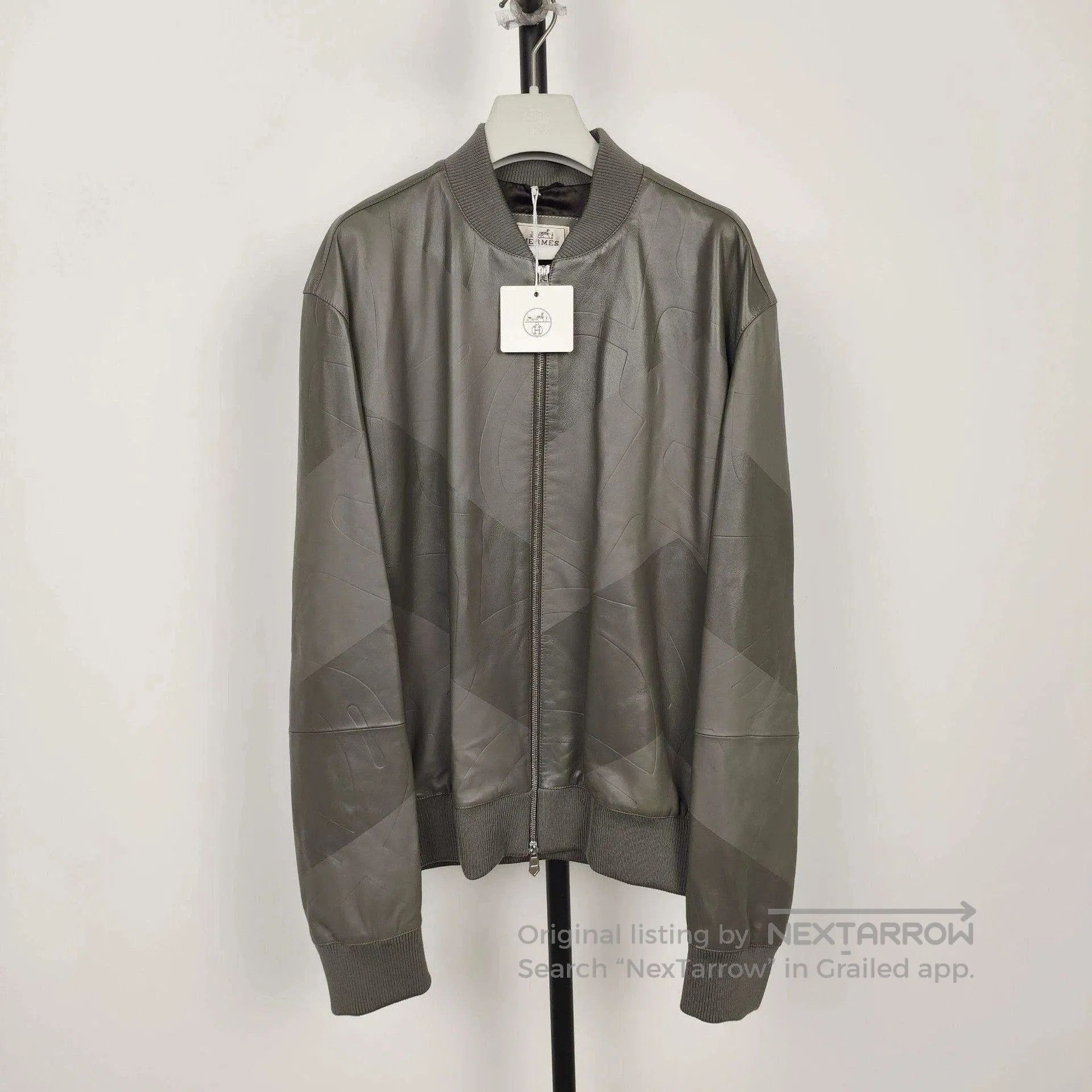 Hermes Hermes Green Leather Jacket Size 38. Size US XS / EU 42 / 0 - 1 Thumbnail