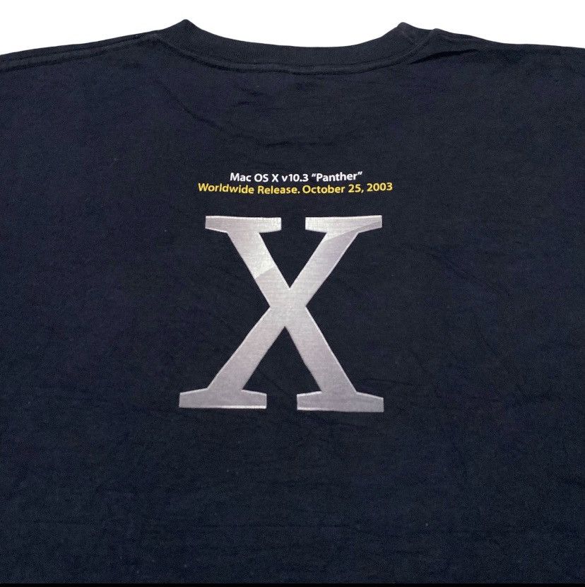 Apple Vintage Y2K Apple Mac OS X Panther tee Size US L / EU 52-54 / 3 - 3 Thumbnail