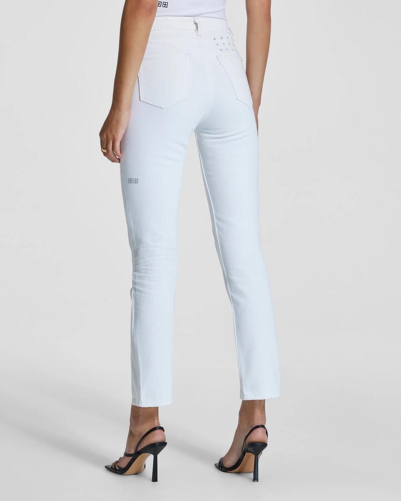 Ksubi new ksubi womens denim jeans new wave white blanc slim 27 9 Size 27" / US 4 / IT 40 - 3 Thumbnail
