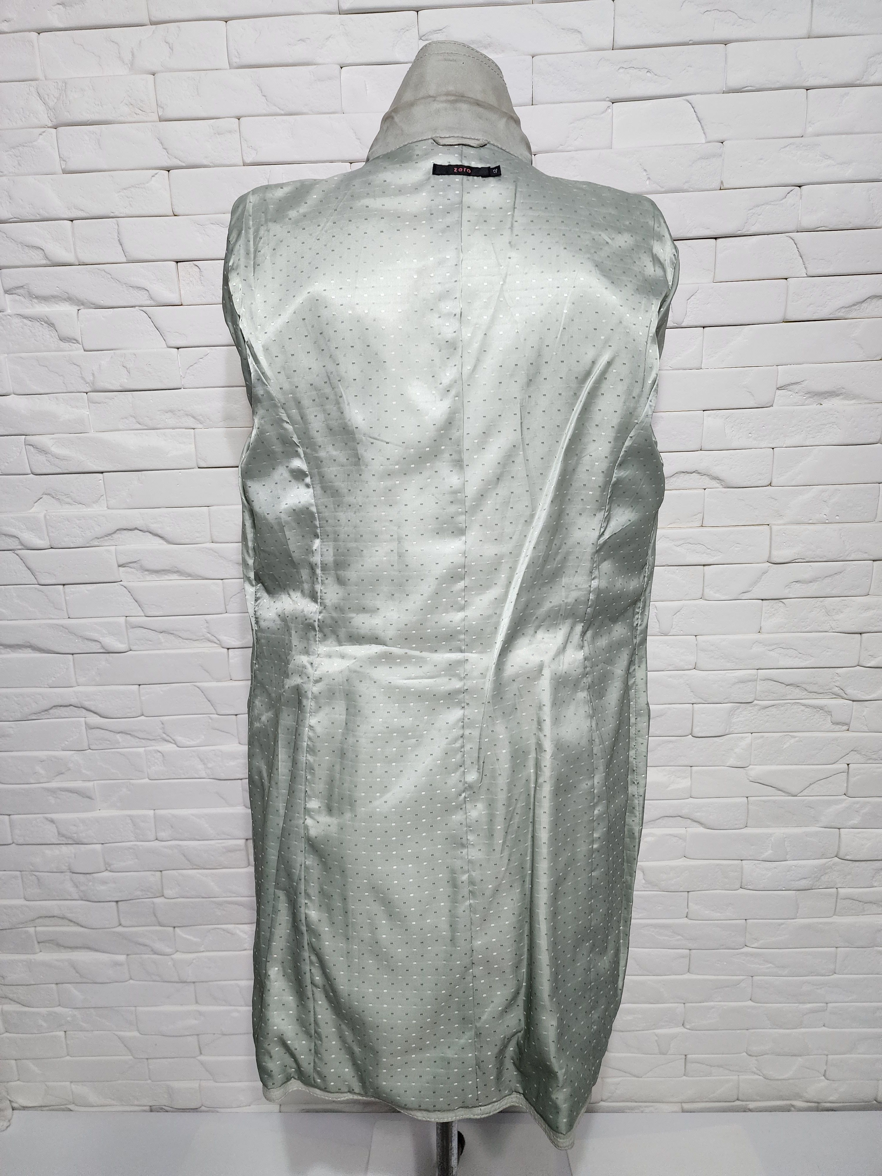 Other Stylish women's green leather jacket. Size L / US 10 / IT 46 - 8 Thumbnail