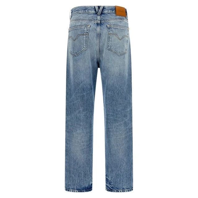 VERSACE Biggie Blue Jeans New )