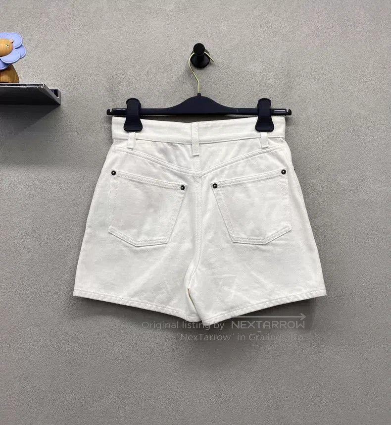 Louis Vuitton Louis Vuitton Adornment paneled denim shorts Size 31" - 2 Thumbnail
