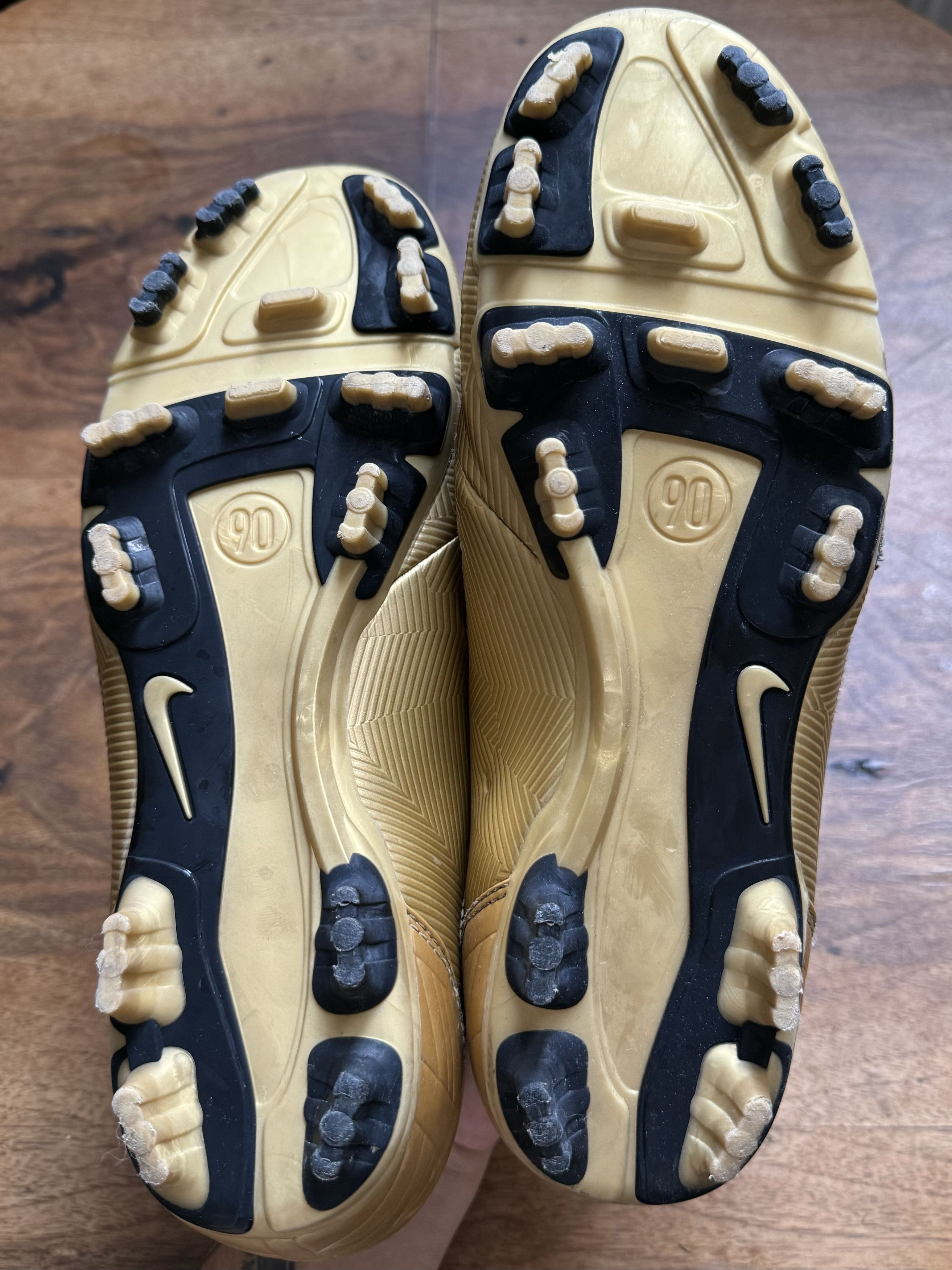 Nike Nike Total 90 Shoot II FG 2008 Gold football boots blokecore Size US 9.5 / EU 42-43 - 5 Thumbnail
