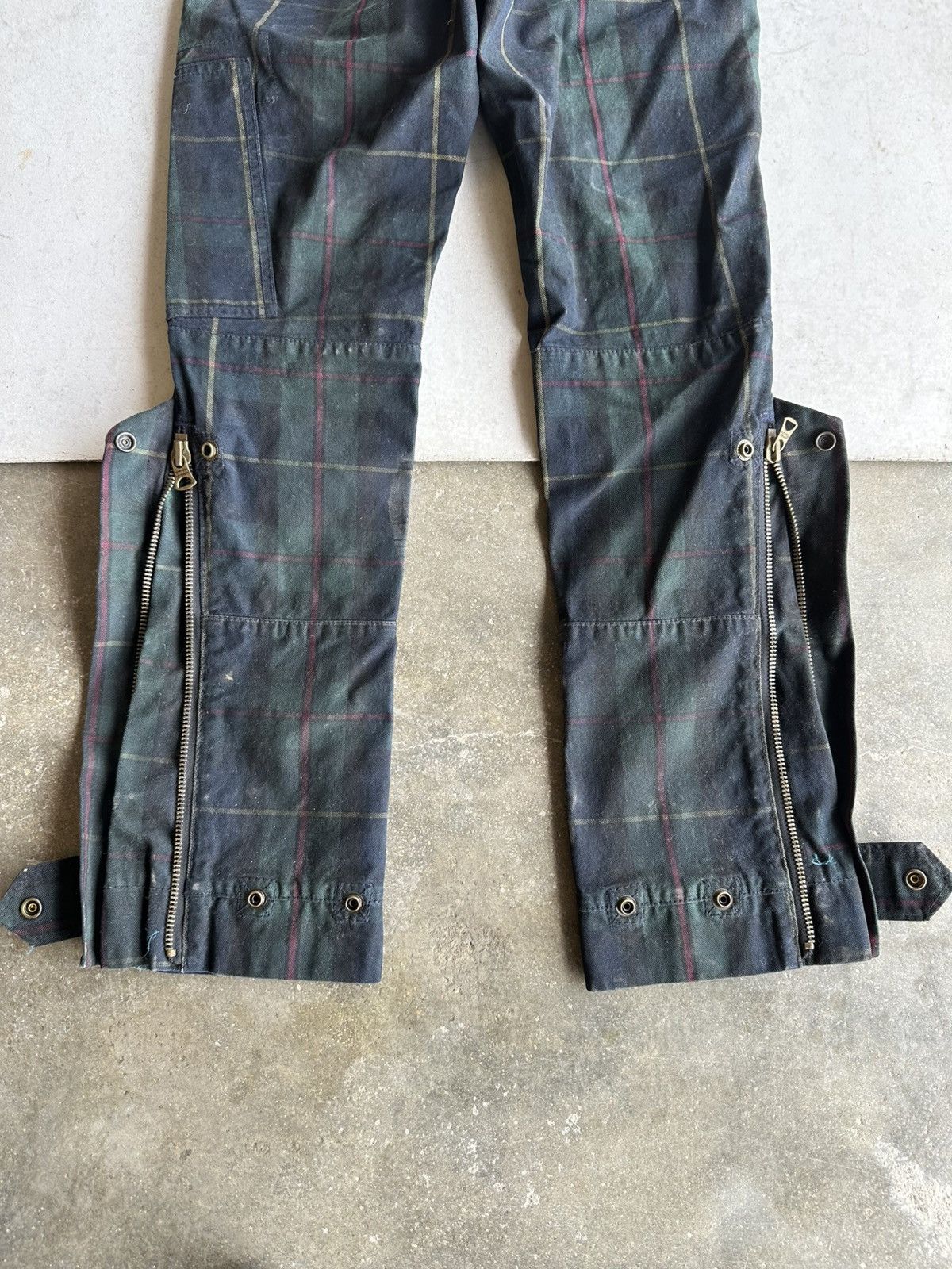RRL Ralph Lauren RARE🔥🔥 Vintage RALPH LAUREN Check Tartan Bondage Punk Conmar Size US 30 / EU 46 - 15 Thumbnail