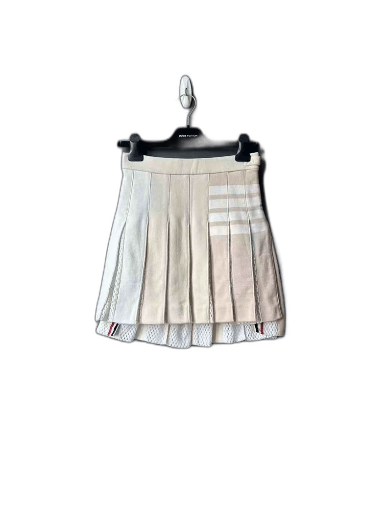Thom Browne Thom Browne Color-Block Pleated Skirt Size 36" / US 14 / IT 50 - 1 Thumbnail