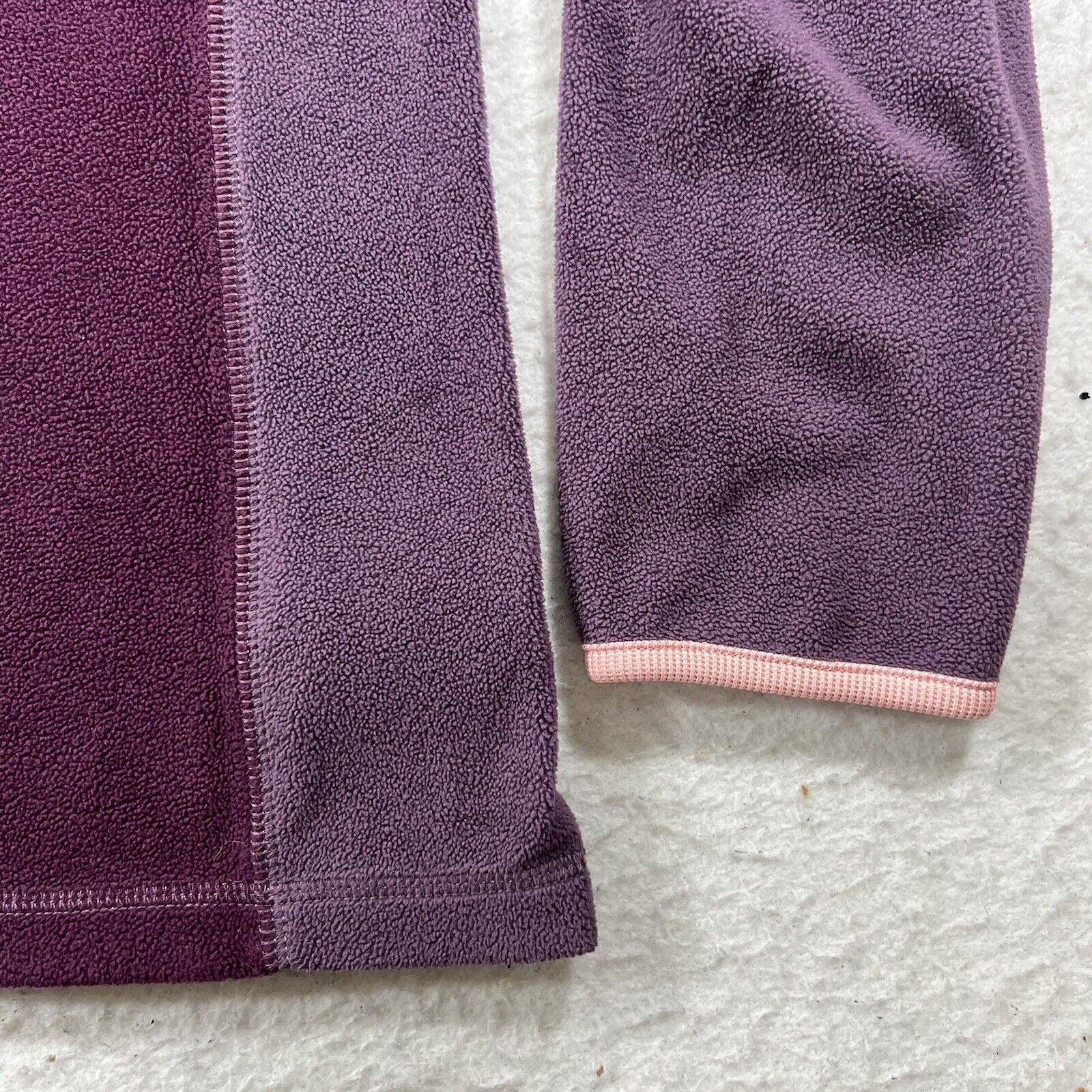 Columbia Columbia Sportswear 1/4 Zip Fleece Purple Sweatshirt Jacket Size L / US 10 / IT 46 - 6 Thumbnail