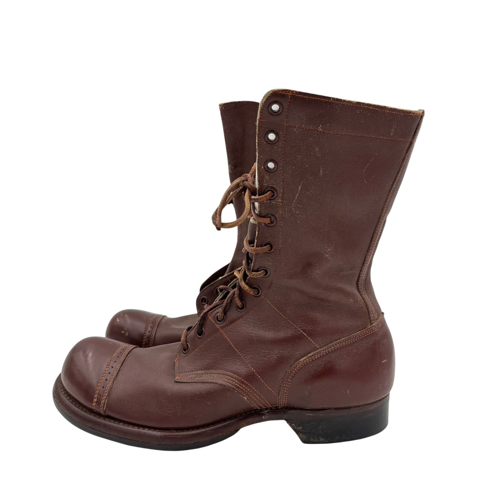 Vintage Vintage WWII 1942 Paratrooper Jump Boots 9D Size US 9 / EU 42 - 1 Thumbnail
