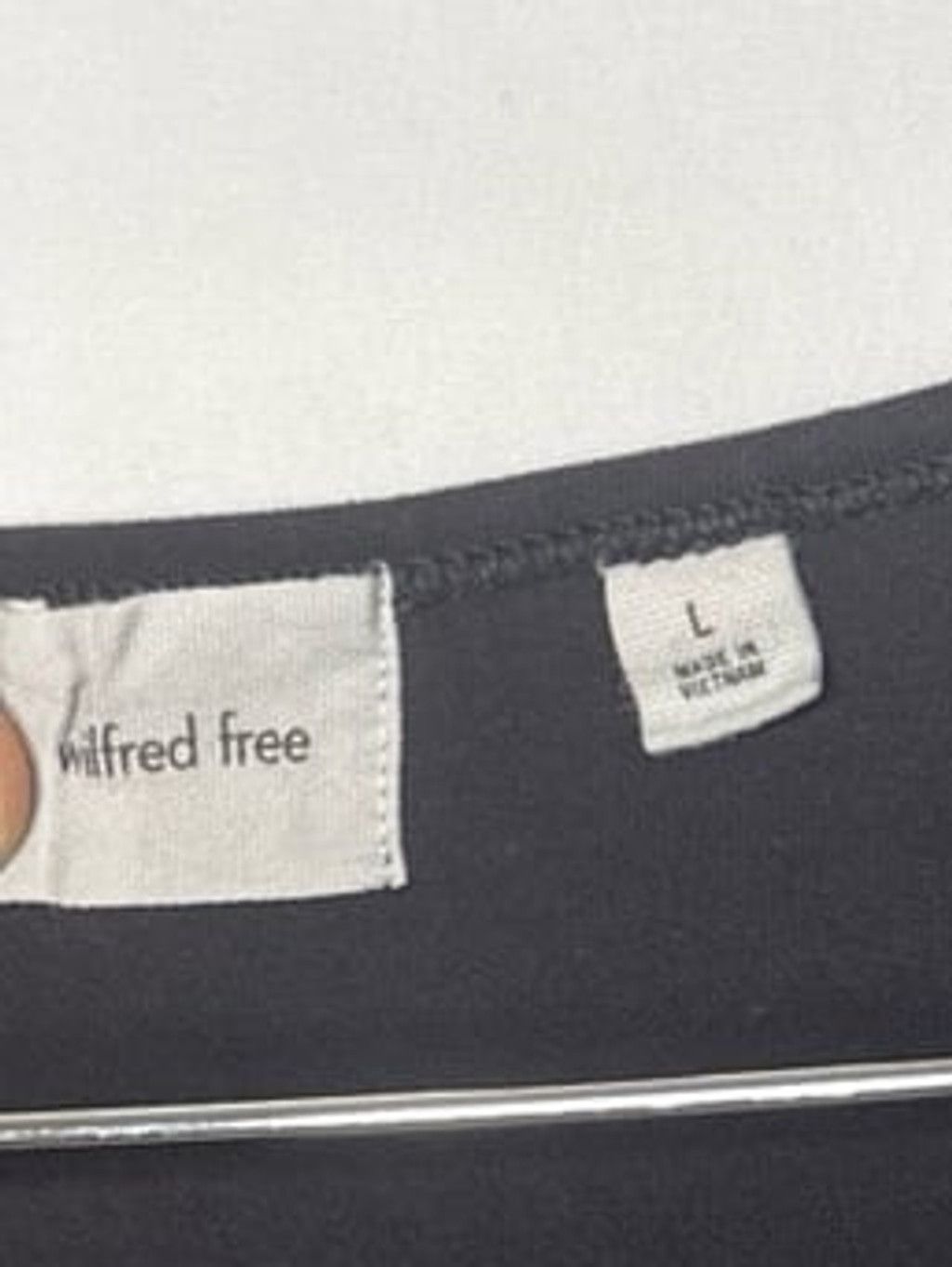 The Unbranded Brand Aritizia Wilfred Free black long sleeve jumpsuit leotard Lg Size 30" / US 8 / IT 44 - 4 Thumbnail