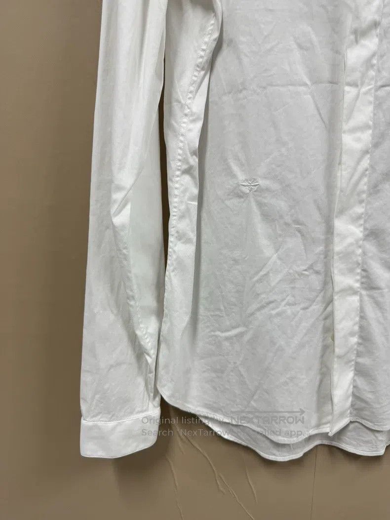 Dior Dior Size38 White shirt with bee embroidery Size US XXS / EU 40 - 5 Thumbnail