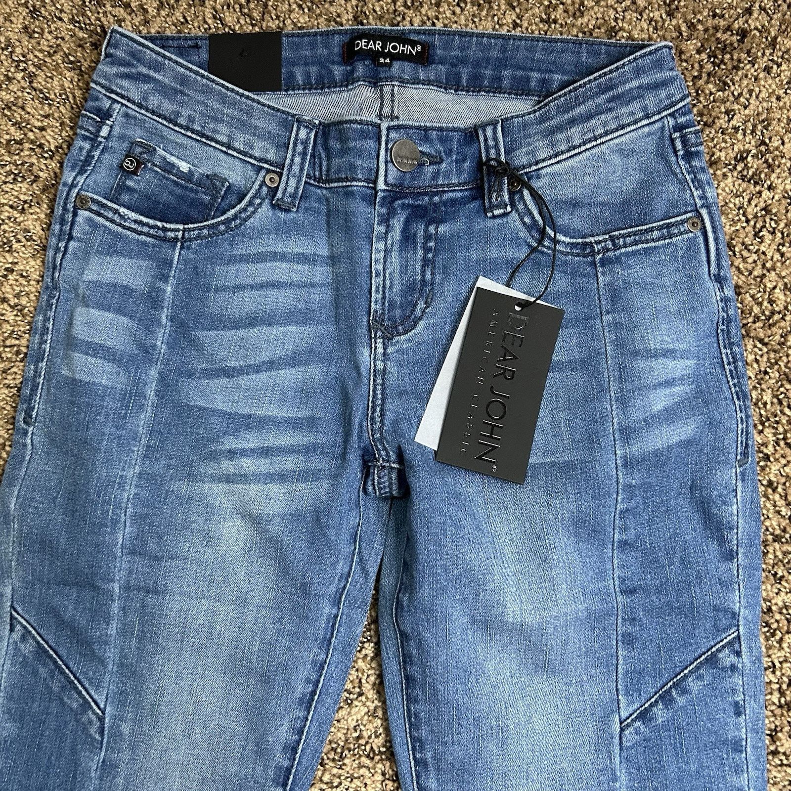 Other Dear John Women Jeans 24 Joyride Ankle Skinny Denim Jean Mid Size 24" / US 00 / IT 34 - 3 Thumbnail