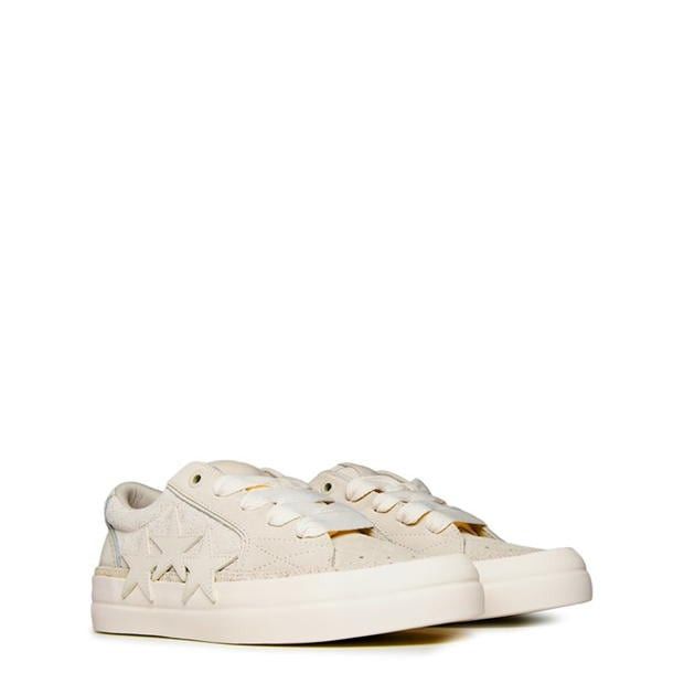 Amiri AMIRI Sunset Star-Embroidered Suede Low-Top Trainers Size US 9 / EU 42 - 4 Thumbnail