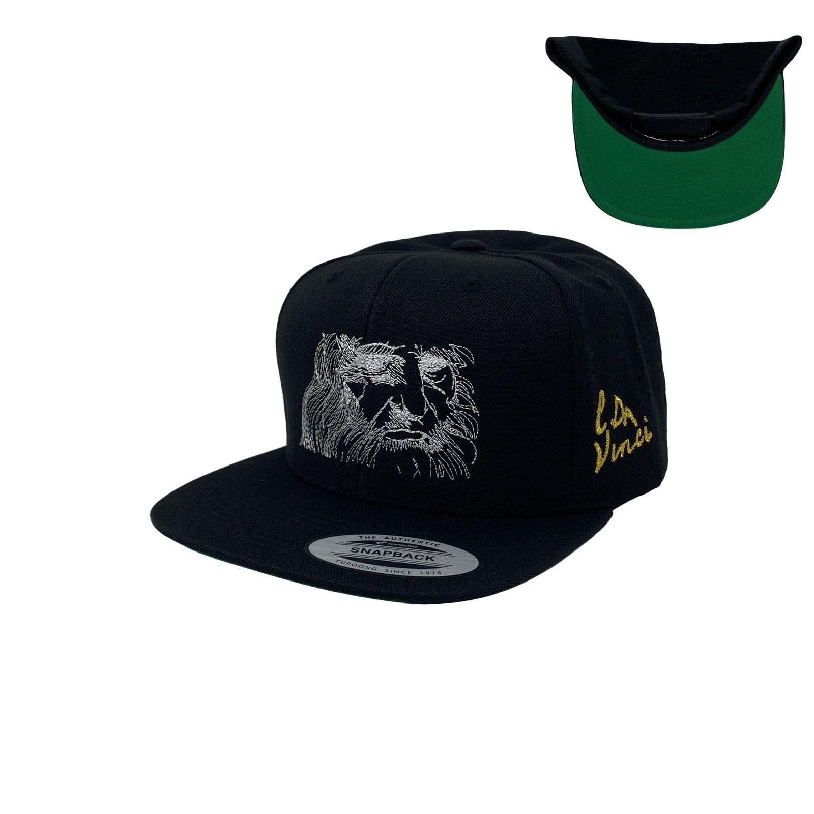 Other Leonardo Da Vinci Renaissance Anatomy Scientist Snapback Hat Size ONE SIZE - 1 Thumbnail