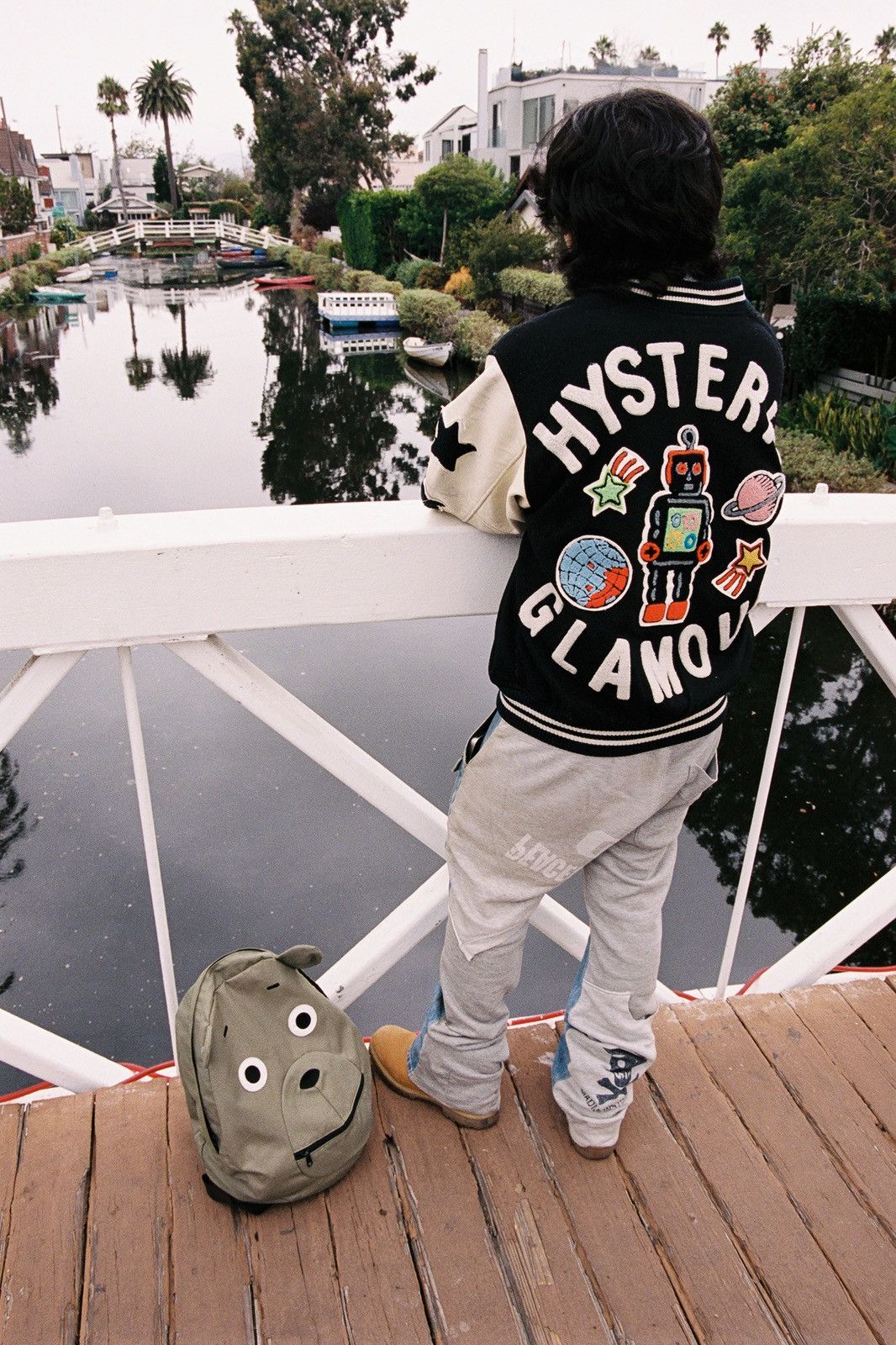 Hysteric Glamour 1980s Hysteric Glamour Black ‘Toy Robot’ Varsity Jacket Size US L / EU 52-54 / 3 - 6 Thumbnail