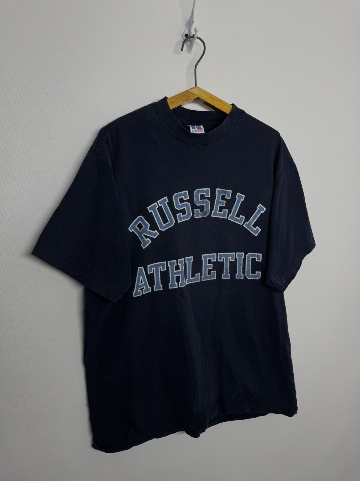 Russell Athletic Vintage Y2k Russell Athletic Big Logo T-shirt 90’s Size US M / EU 48-50 / 2 - 3 Thumbnail