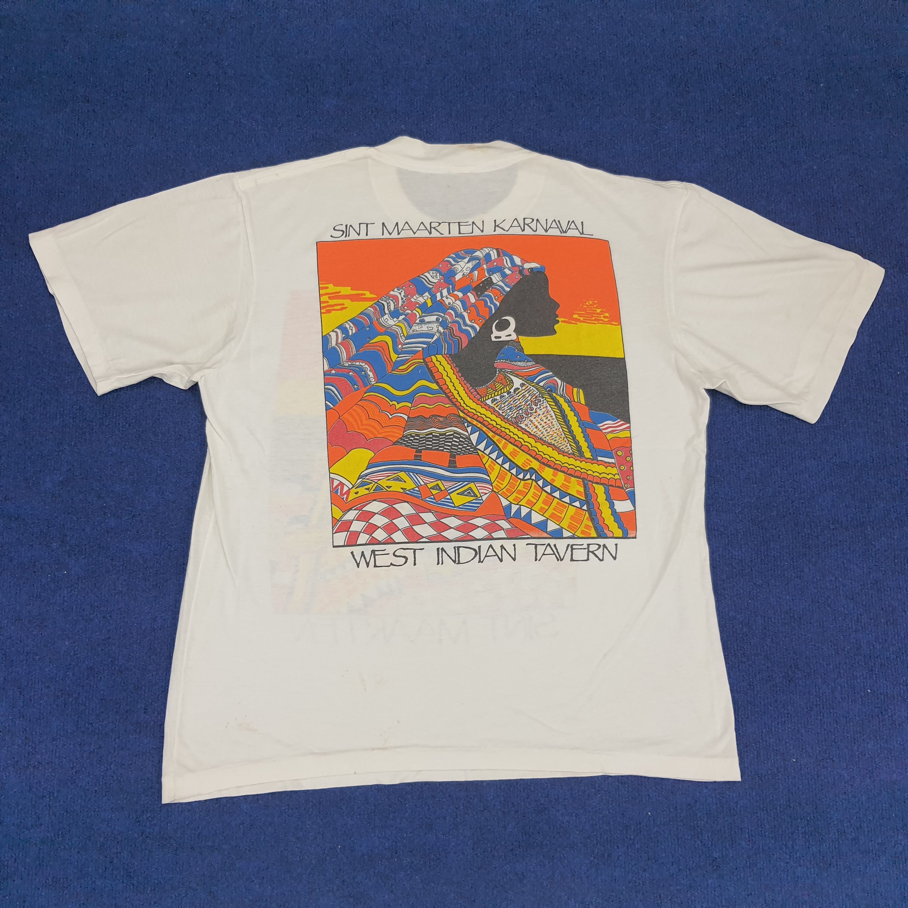 Vintage Sint Maarten Guavaberry Art T-shirt Size US L / EU 52-54 / 3 - 3 Thumbnail