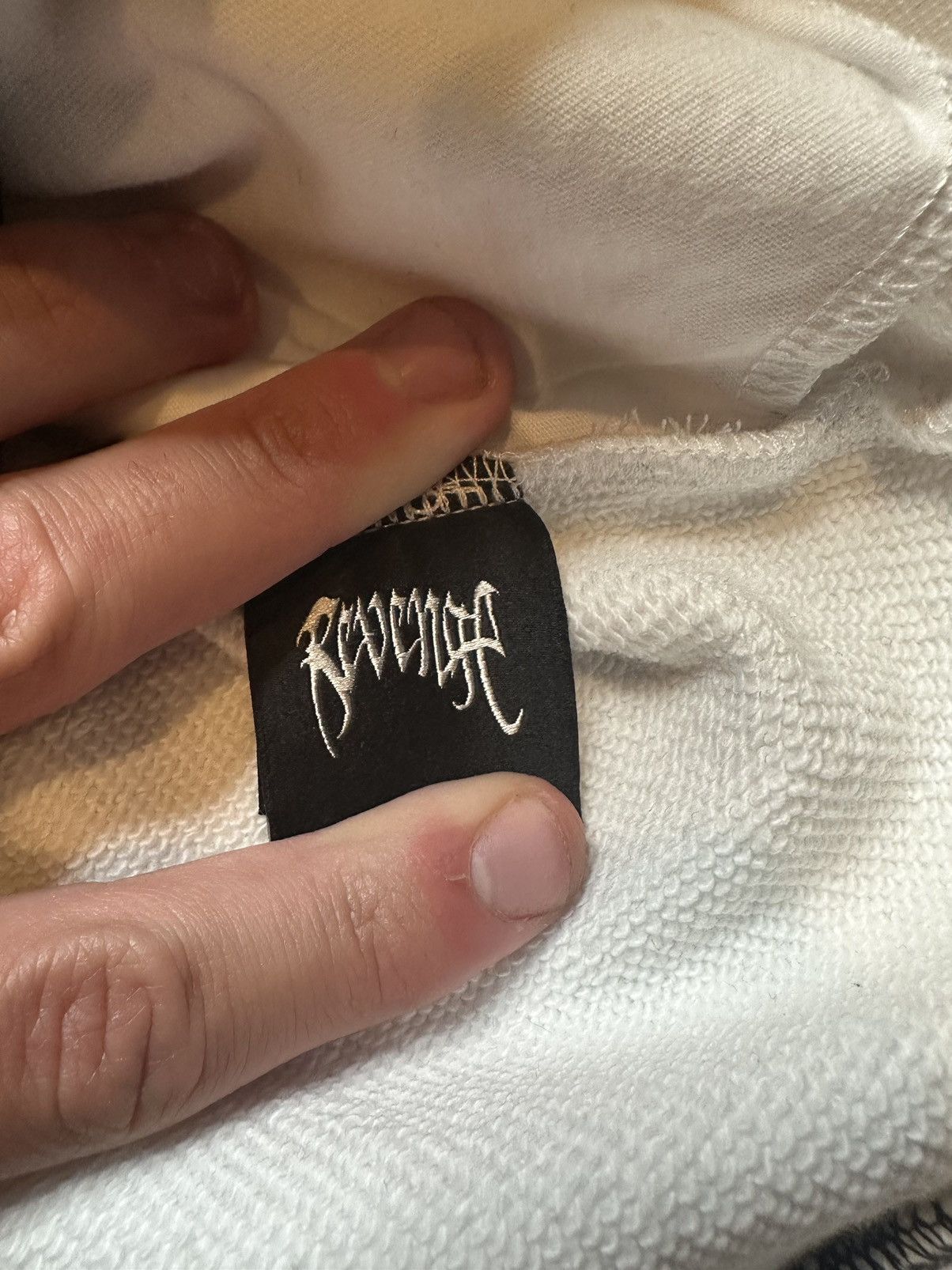 Revenge Revenge Embroidered Split Arch hoodie Black/Red Size US M / EU 48-50 / 2 - 4 Thumbnail