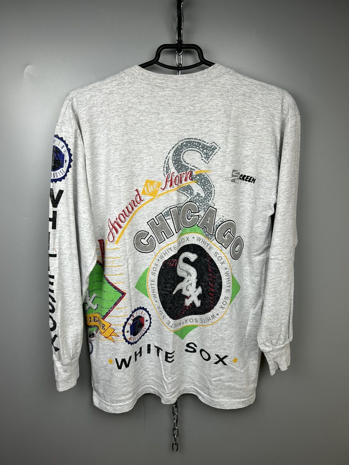 MLB × Vintage Vintage Chicago White Sox Graphic Baseball USA Long Sleeve Size US M / EU 48-50 / 2 - 16 Thumbnail