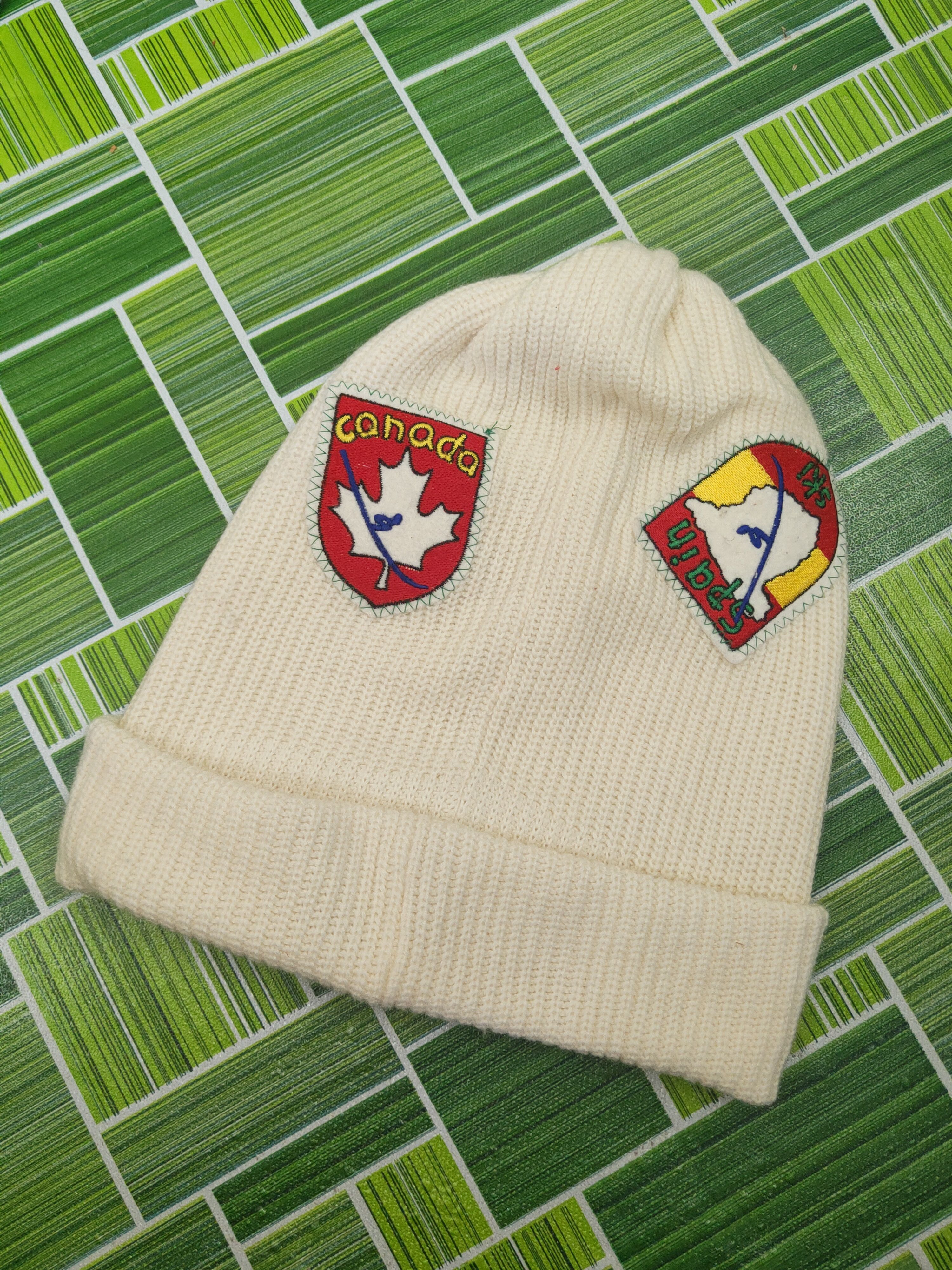 Jean Charles De Castelbajac Jean Charles De Castelbajac Ivory Knit Beanies #1668 Size ONE SIZE - 7 Thumbnail