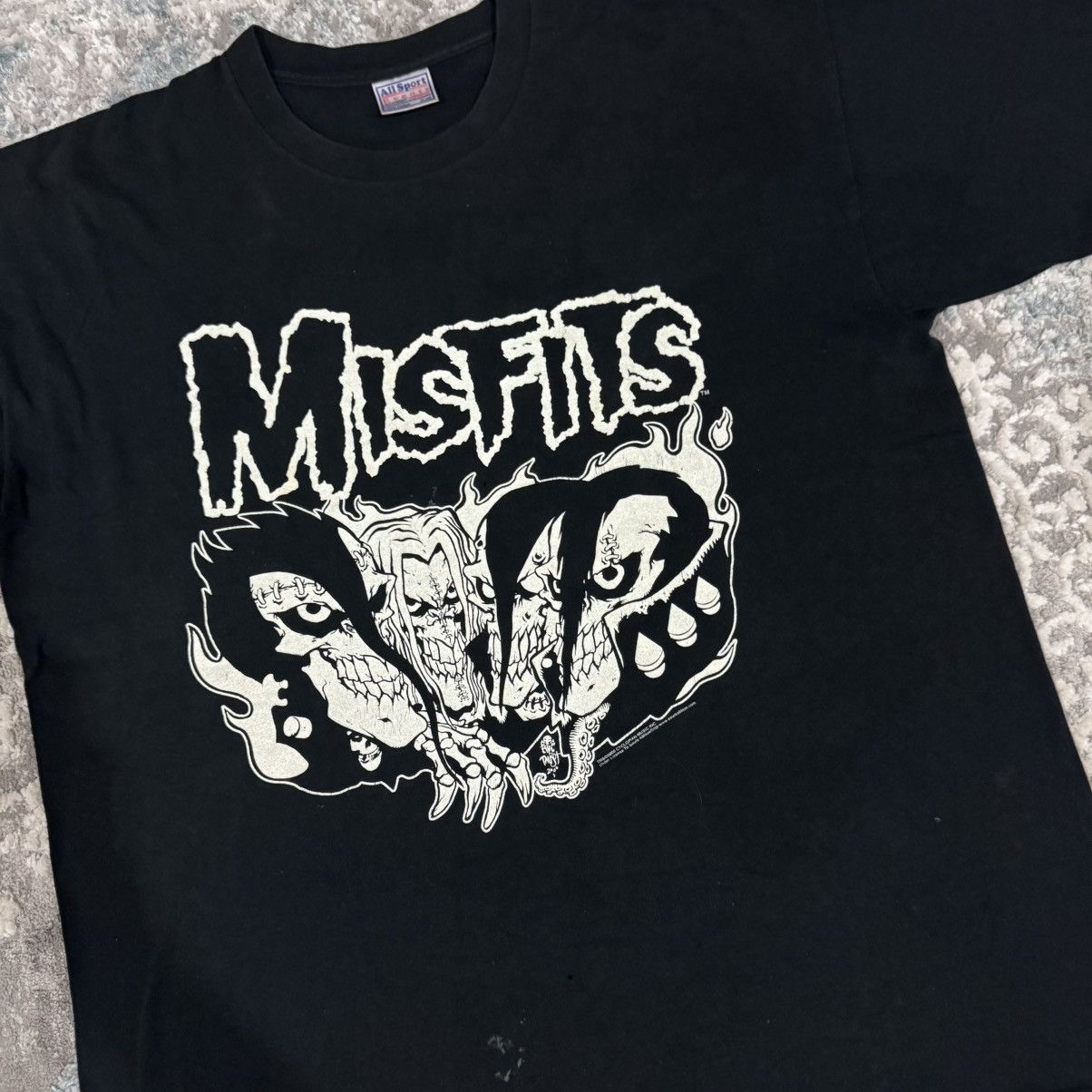 Band Tees Vintage Misfits Tee T - Shirt XL Size US XL / EU 56 / 4 - 4 Thumbnail