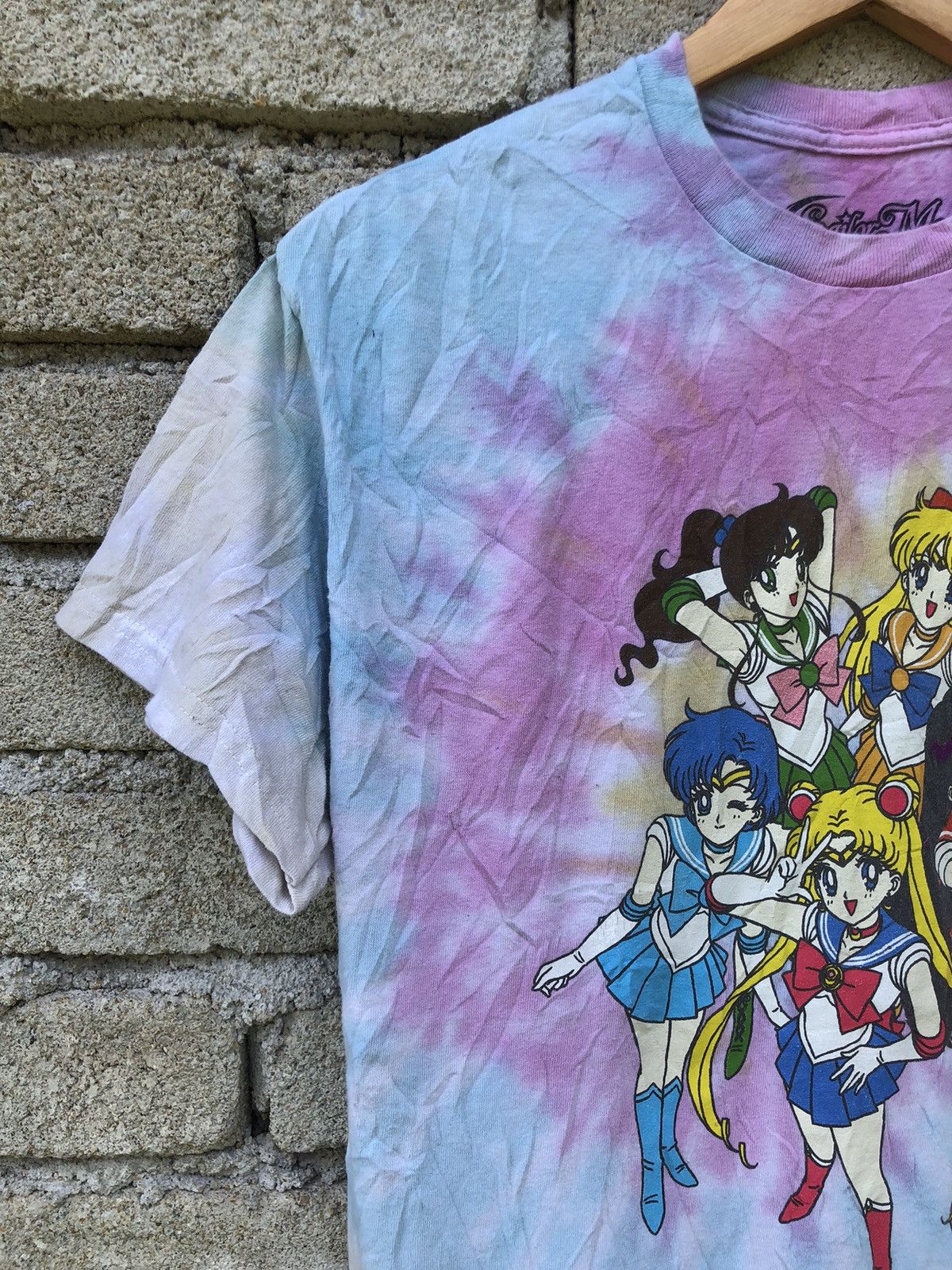Anime Crazy Anime Sailormoon Full Characters Tye Dye Tshirt Size US M / EU 48-50 / 2 - 7 Thumbnail