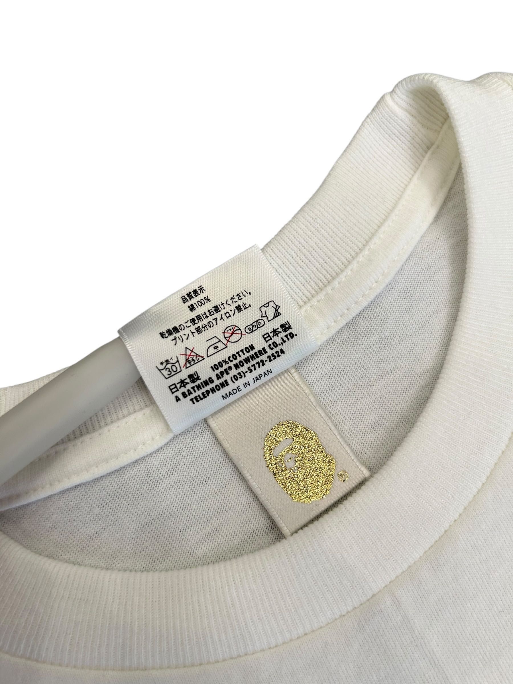 Bape BAPE Generals Tee White Size US M / EU 48-50 / 2 - 4 Thumbnail