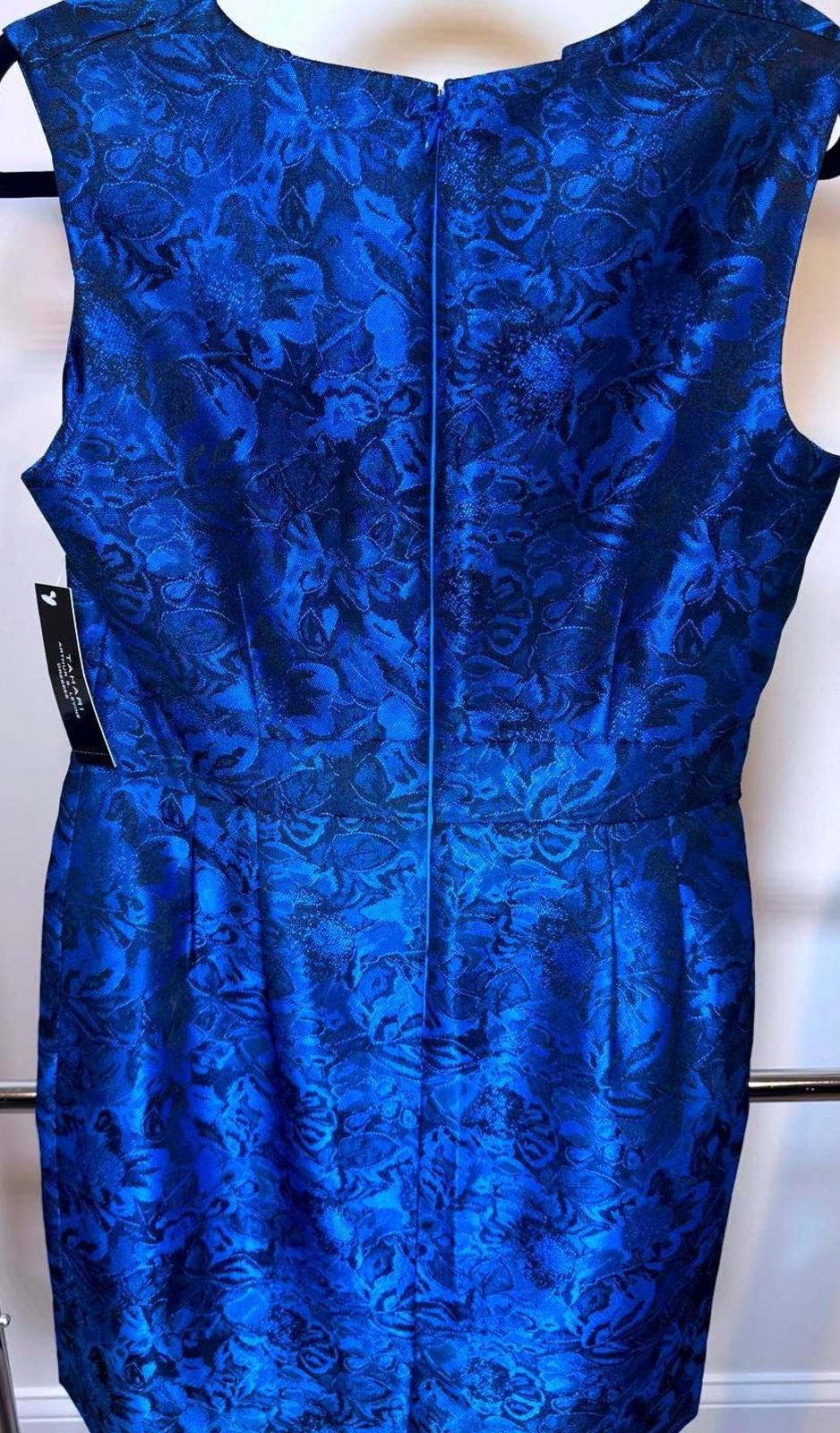 Elie Tahari Tahari Arthur S. Levine Elegant Blue Dress - Size 10 Size L / US 10 / IT 46 - 2 Thumbnail