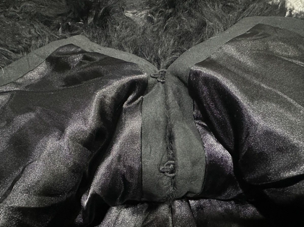 If Six Was Nine 🔥Sick Y2K Duras Black Fur Vest Opium Goth Punk Size US S / EU 44-46 / 1 - 4 Thumbnail