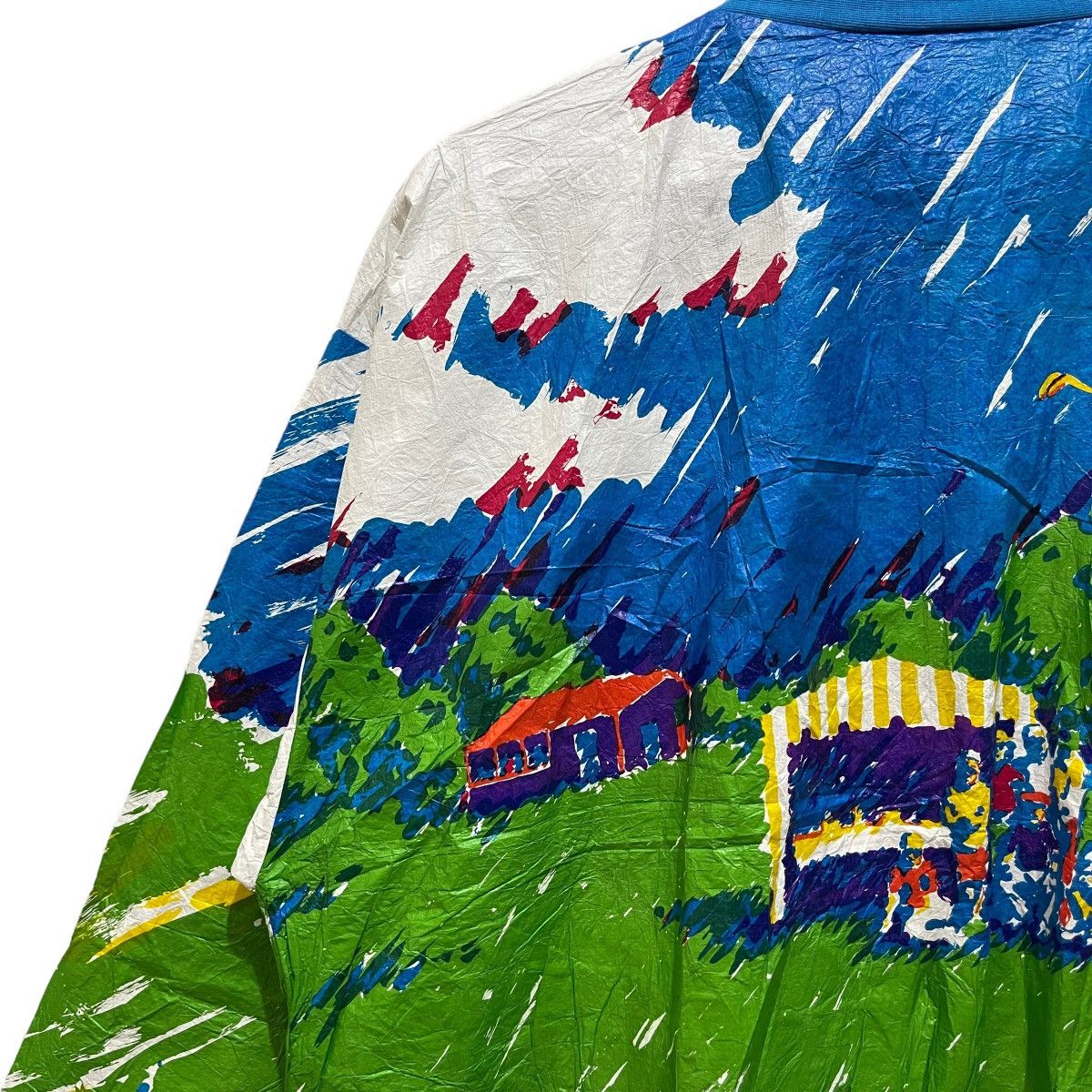 Golf le Fleur Rare Vintage Graphic Design Golf Printed Zipper Light Jacket Size US XL / EU 56 / 4 - 14 Thumbnail