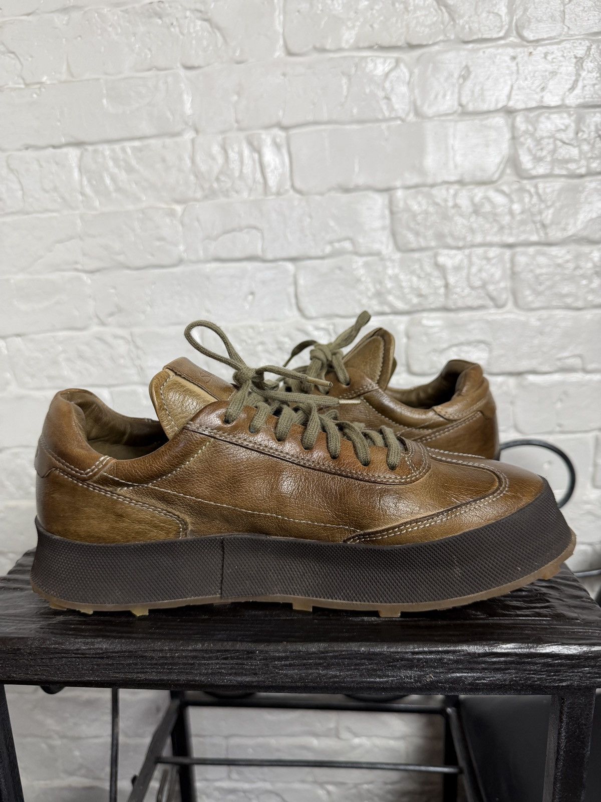 Shoto Shoto Handcrafted Italian Leather Shoes Size US 8 / IT 38 - 5 Thumbnail