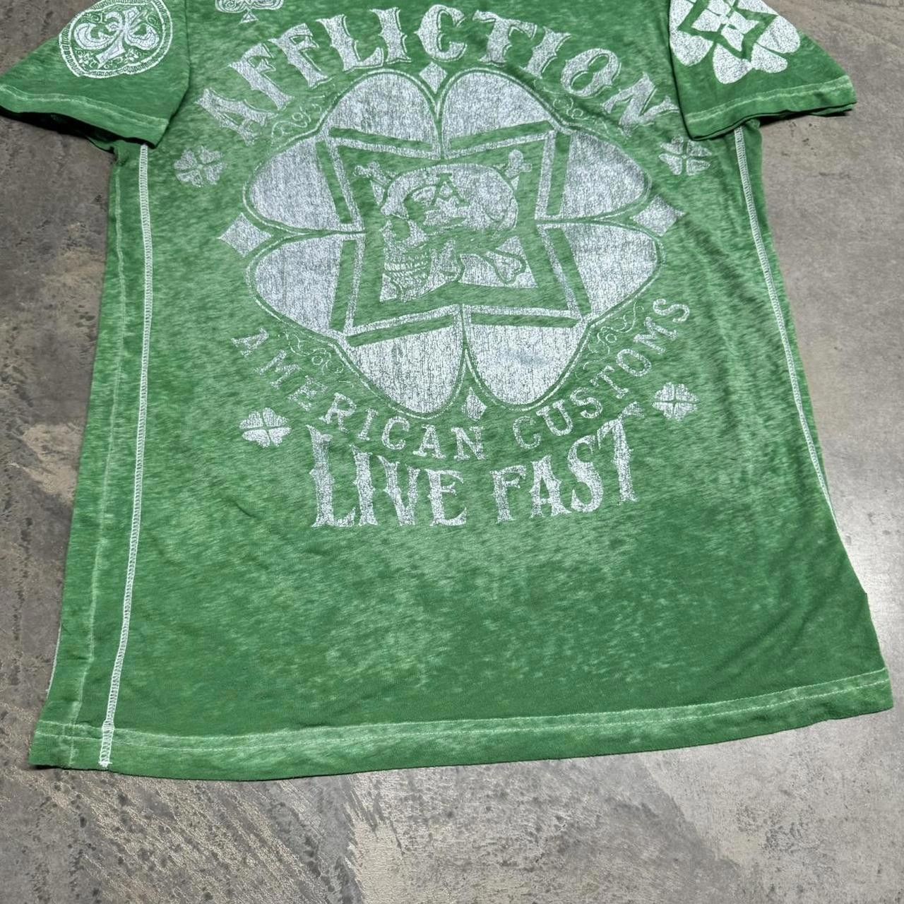 Affliction Vintage Y2K Affliction Celtic Skull T Shirt Size US M / EU 48-50 / 2 - 3 Thumbnail