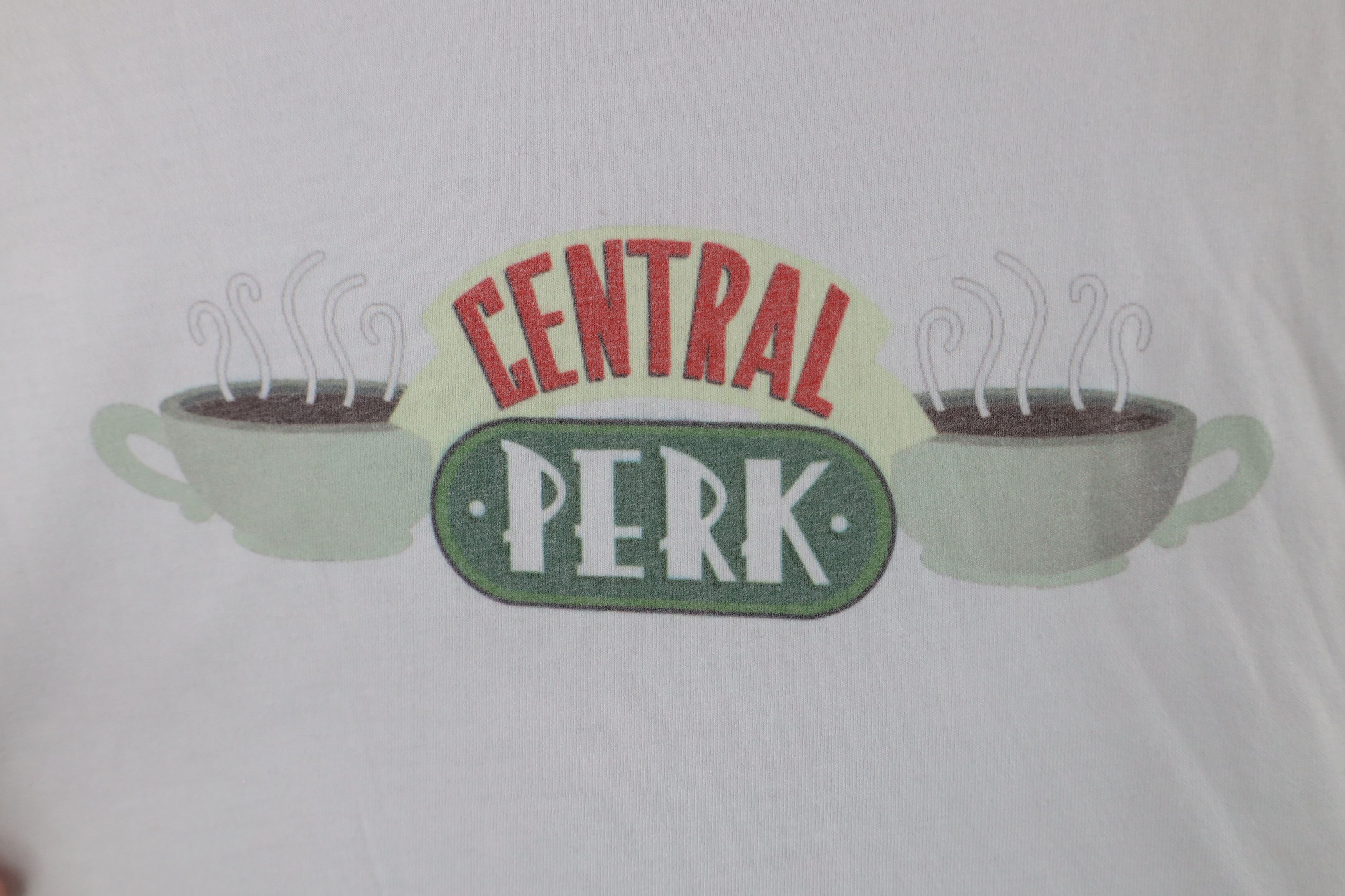 Vintage Retro Friends The TV Series Central Perk Coffee T-Shirt Size XS / US 0-2 / IT 36-38 - 4 Thumbnail