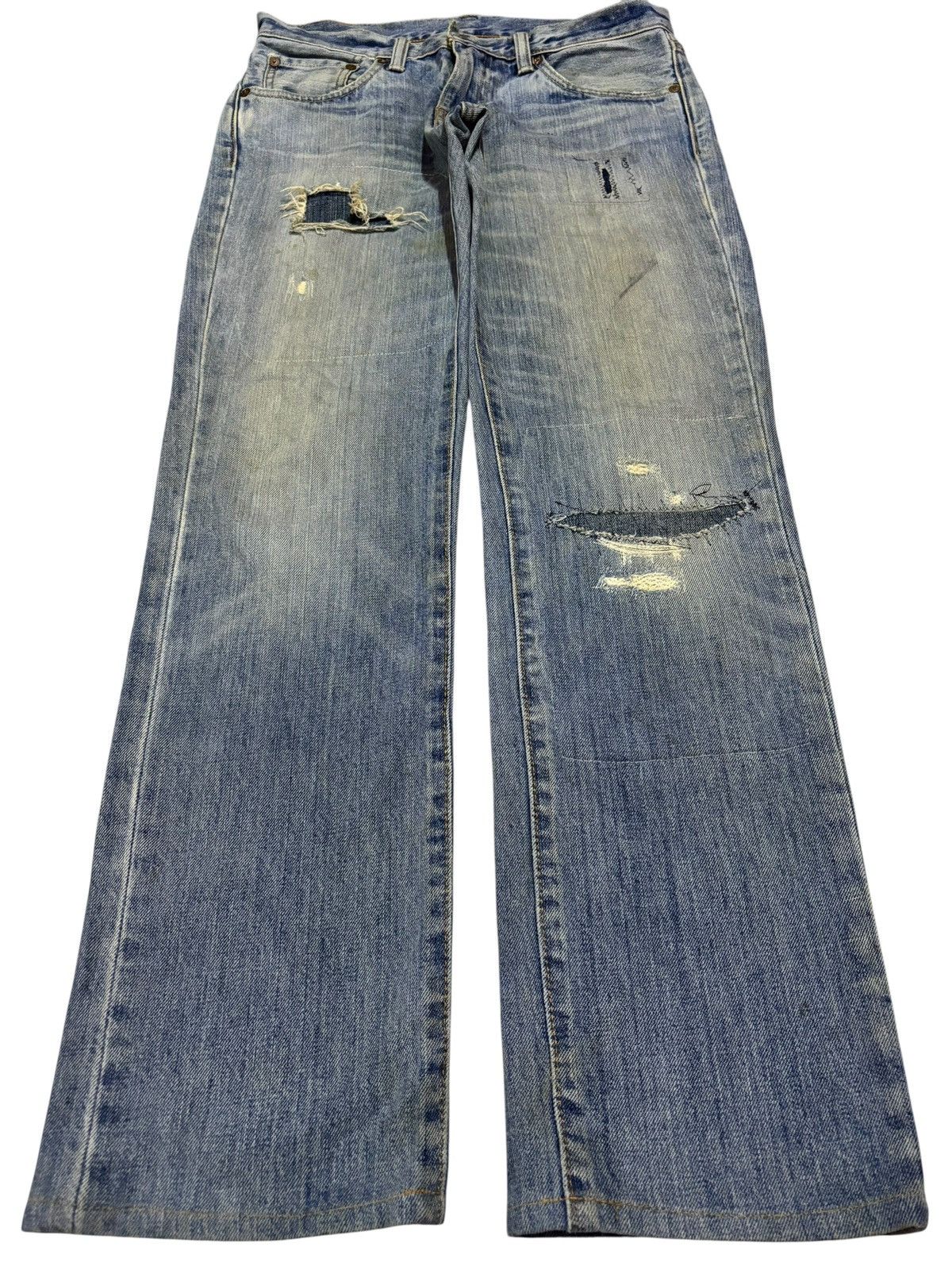 Vtg Y2k Levis 511 Distressed Jeans
