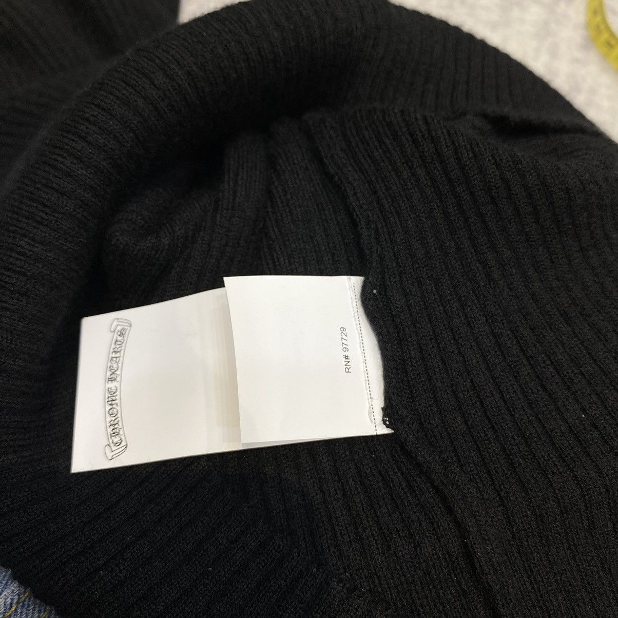 Chrome Hearts CHROME HEARTS Cashmere Lib Sknit Slim Top BLACK Size M / US 6-8 / IT 42-44 - 8 Thumbnail