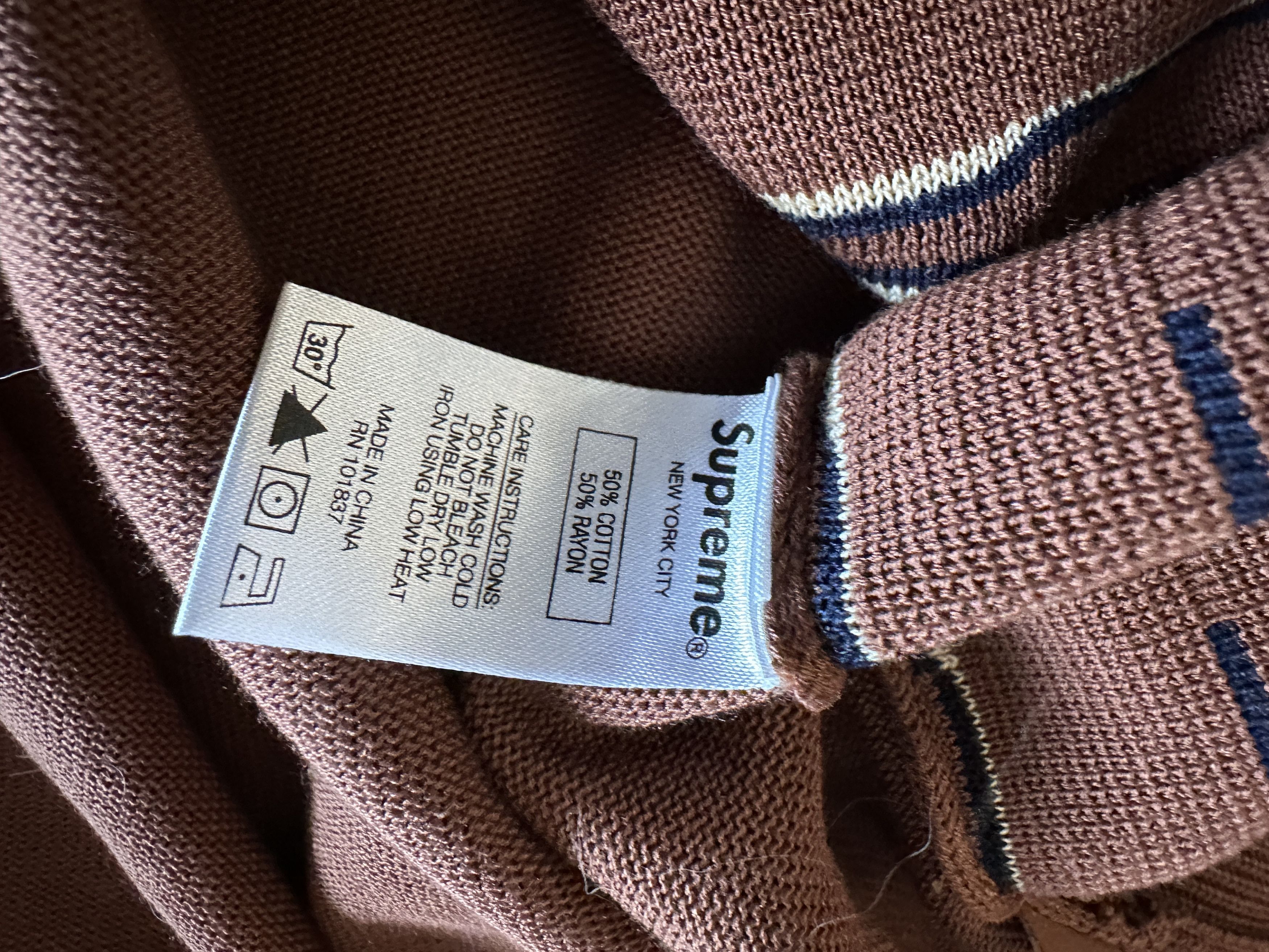 Supreme Supreme Knit Quarter Button Up Size US L / EU 52-54 / 3 - 4 Thumbnail
