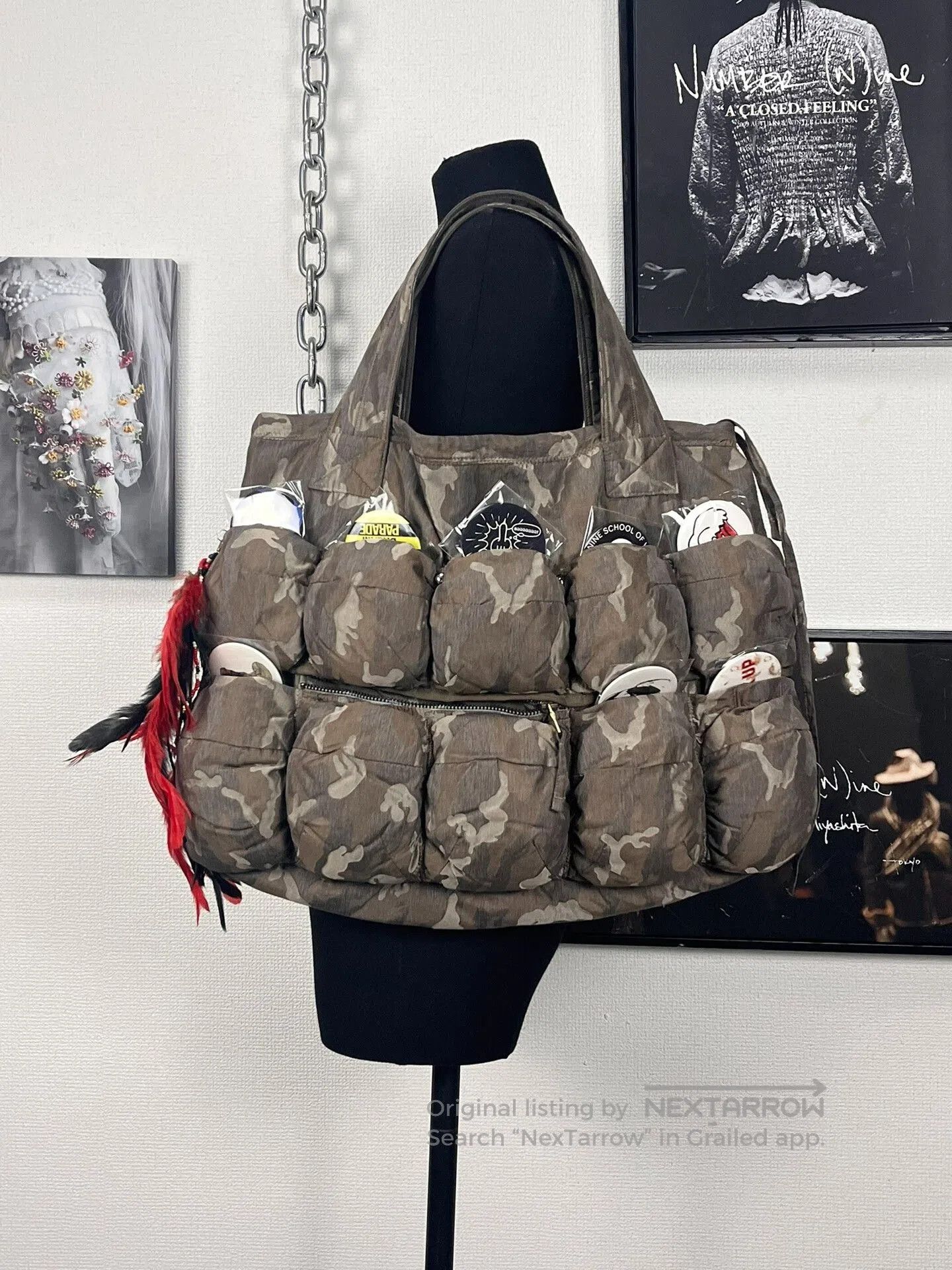 Marithe + Francois Girbaud marithe francois girbaud multi-pocket bag. Size ONE SIZE - 1 Thumbnail