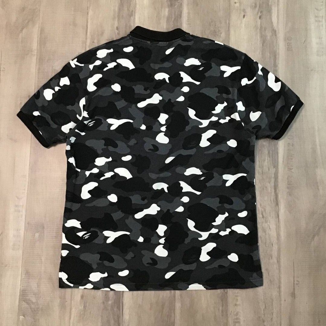 Bape 💫Glow in the dark💫 BAPE City Camo Polo Shirt a bathing ape Size US XXL / EU 58 / 5 - 4 Thumbnail