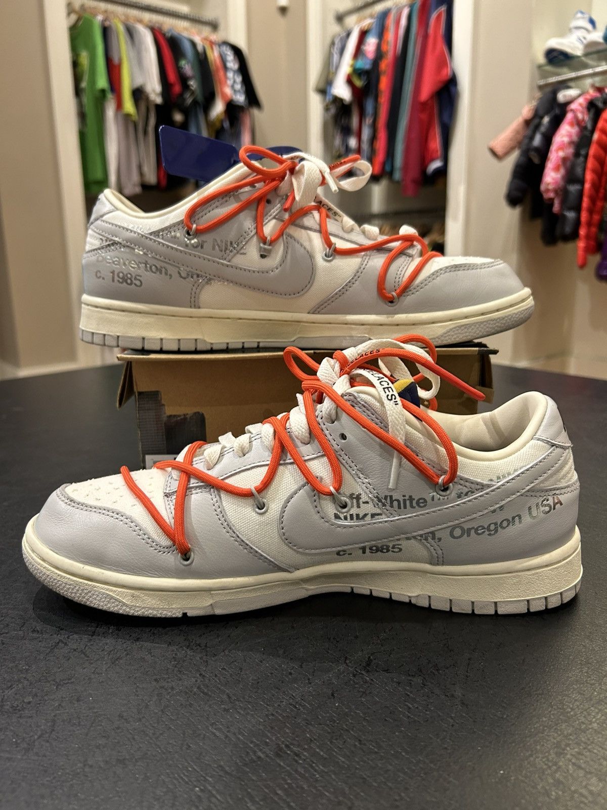Nike × Off-White Nike Dunk Low ‘Off-White Lot 23’ Size US 11 / EU 44 - 2 Thumbnail