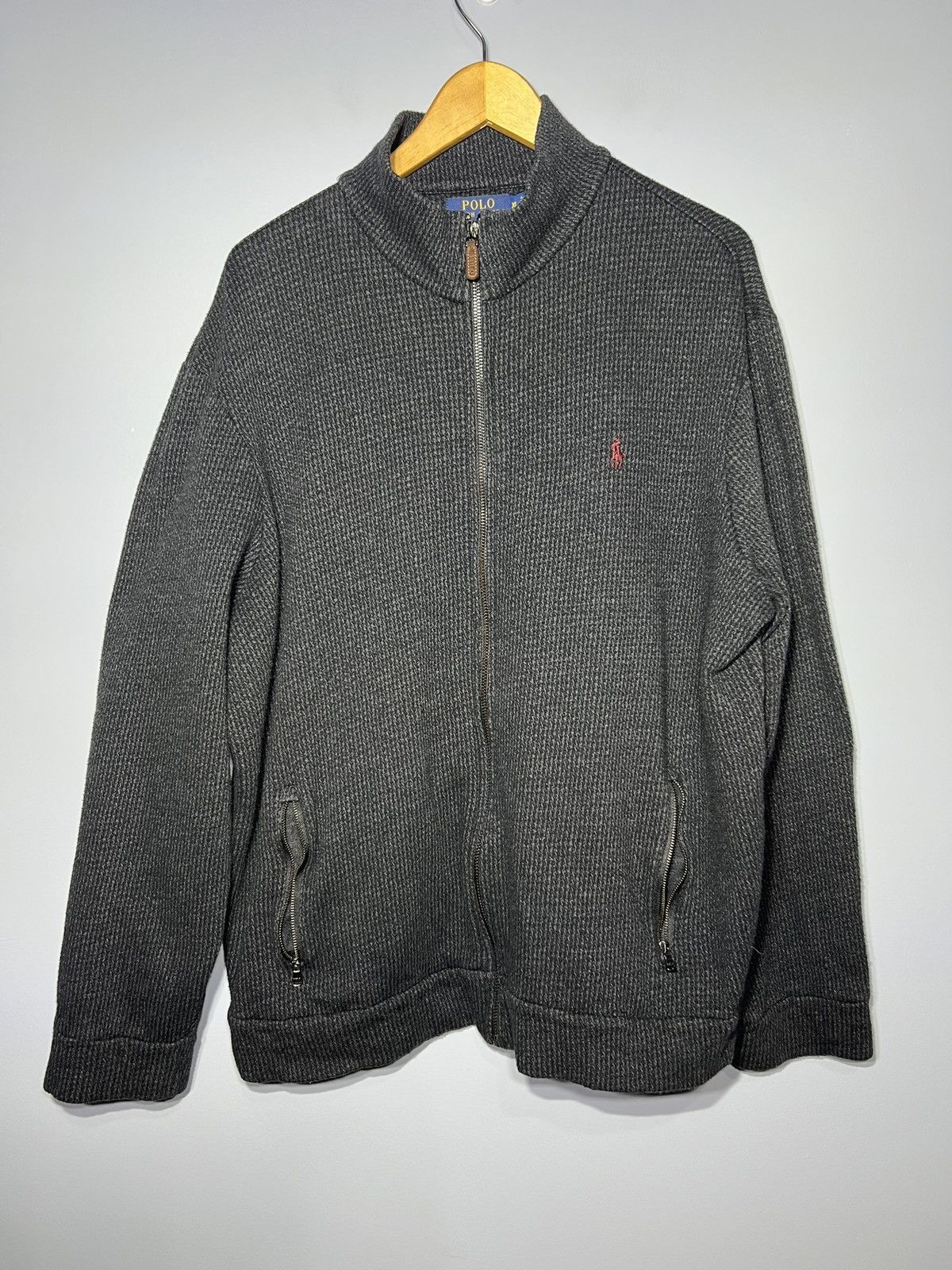 Polo Ralph Lauren Polo Ralph Lauren Sweater XL Heather Full Zip Pockets Zip Size US XL / EU 56 / 4 - 2 Thumbnail