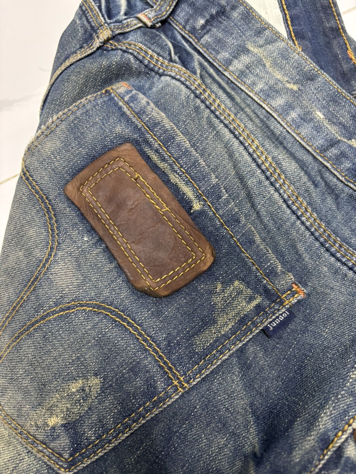 Hysteric Glamour × Junya Watanabe Vintage Clawmark Denim Junya Watanabe Style Lgb Baggy Jeans Size US 32 / EU 48 - 10 Thumbnail